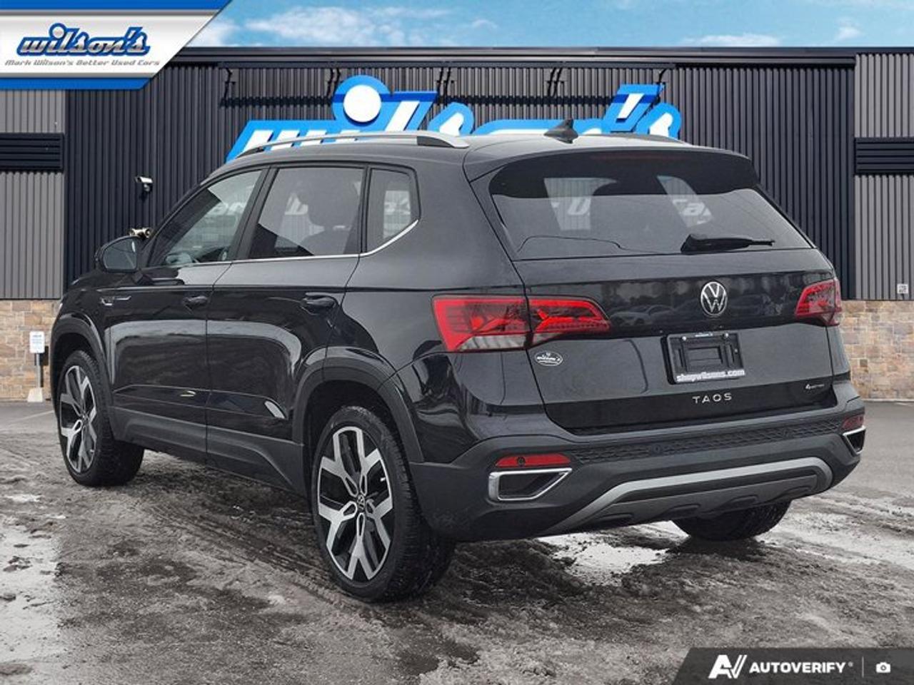 2022 Volkswagen Taos Highline 4Motion AWD | Leather | Pano Roof | Heated Seats + Steering | Beats Audio | and More ! Photo2
