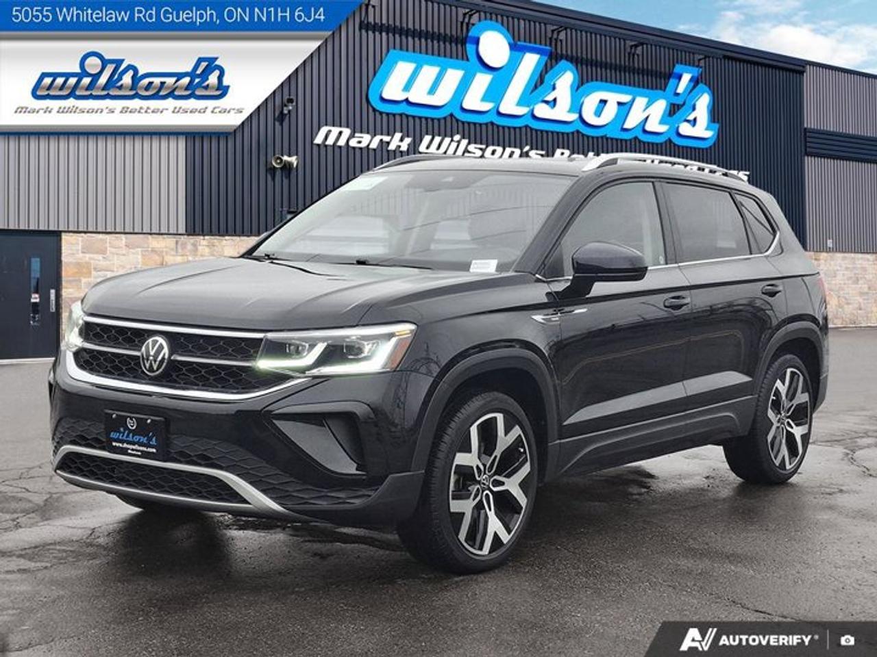 2022 Volkswagen Taos Highline 4Motion AWD | Leather | Pano Roof | Heated Seats + Steering | Beats Audio | and More ! Photo0