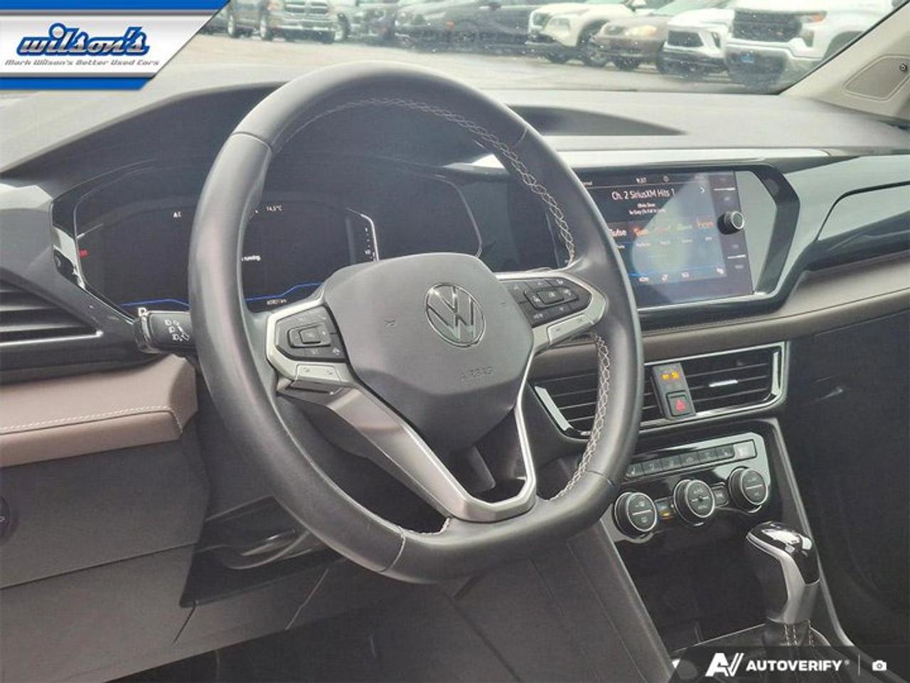 2022 Volkswagen Taos Highline 4Motion AWD | Leather | Pano Roof | Heated Seats + Steering | Beats Audio | and More ! Photo