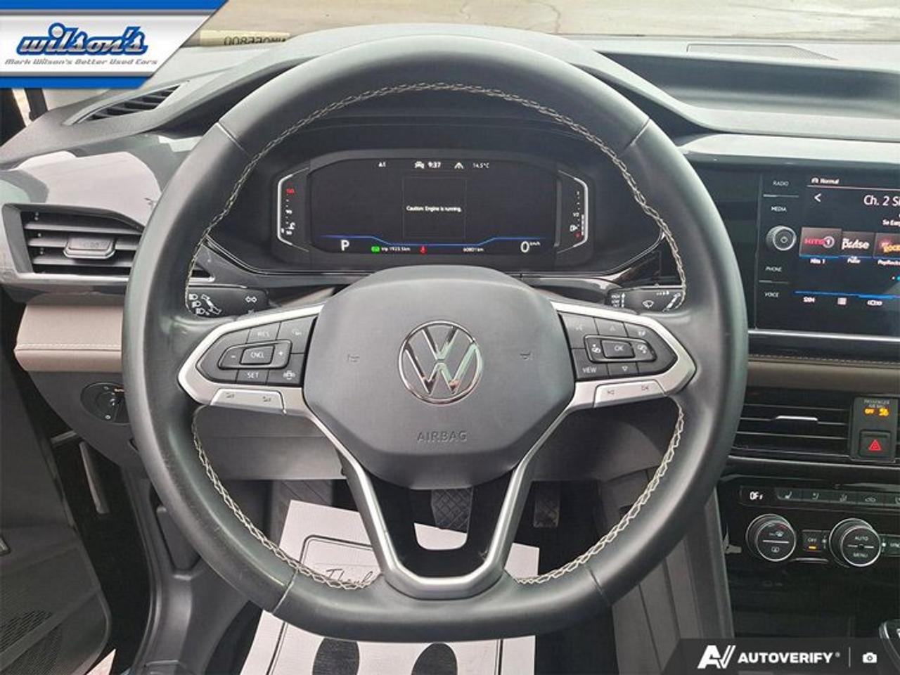 2022 Volkswagen Taos Highline 4Motion AWD | Leather | Pano Roof | Heated Seats + Steering | Beats Audio | and More ! Photo