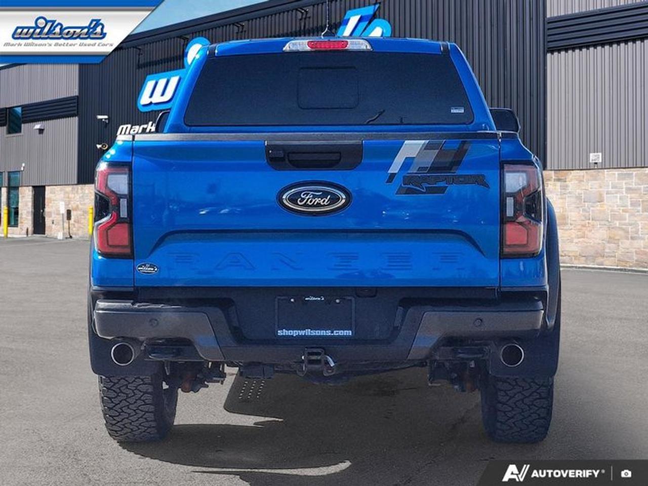 2024 Ford Ranger Raptor Crew 4X4 | 3.0L EcoBoost | Leather | 360 Camera | Spray-in Liner | Adaptive Cruise and More ! Photo