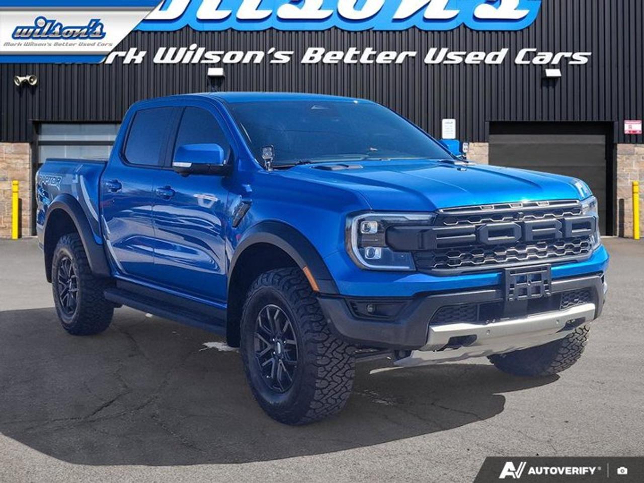 2024 Ford Ranger Raptor Crew 4X4 | 3.0L EcoBoost | Leather | 360 Camera | Spray-in Liner | Adaptive Cruise and More ! Photo