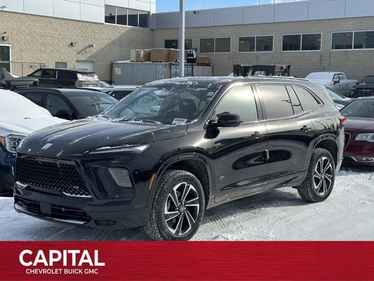 This Buick Enclave delivers a Gas 2.5L/ engine powering this Automatic transmission. TRANSMISSION, 8-SPEED AUTOMATIC, ELECTRONICALLY CONTROLLED (STD), SUNROOF, POWER, PANORAMIC SUNROOF with sunshade, SPORT TOURING PREFERRED EQUIPMENT GROUP includes standard equipment.*This Buick Enclave Comes Equipped with These Options *POWER PACKAGE includes (DRZ) Rear Camera Mirror,(UV6) Head-Up Display, (AAB) Memory Settings, (UG1) Universal Home Remote, (KI6) 110-volt power outlet, (A9U) 1-touch flat folding second row seats, (AS8) 60/40 split power folding third row bench seat and (CMO) Heated wiper park, LPO, FLOOR LINER PACKAGE includes (RIA) first and second row all-weather floor liners, LPO and (RIB) third row all-weather floor liner, LPO and and (CAV) integrated cargo liner, LPO , LPO, INTEGRATED CARGO LINER, LPO, ALL-WEATHER FLOOR LINERS, FIRST AND SECOND ROWS, LPO, ALL-WEATHER FLOOR LINER, THIRD ROW, ENGINE, 2.5L TURBO DOHC SIDI WITH VARIABLE VALVE TIMING (VVT) (328 hp [244 kW] @ 5500 rpm, 326 lb-ft of torque [442 N-m] @ 3500 rpm) (STD), ENGINE BLOCK HEATER, EBONY TWILIGHT METALLIC, 3 YEARS SIRIUSXM, Wireless Phone Charging.* Visit Us Today *A short visit to Capital Chevrolet Buick GMC Inc. located at 13103 Lake Fraser Drive SE, Calgary, AB T2J 3H5 can get you a dependable Enclave today!