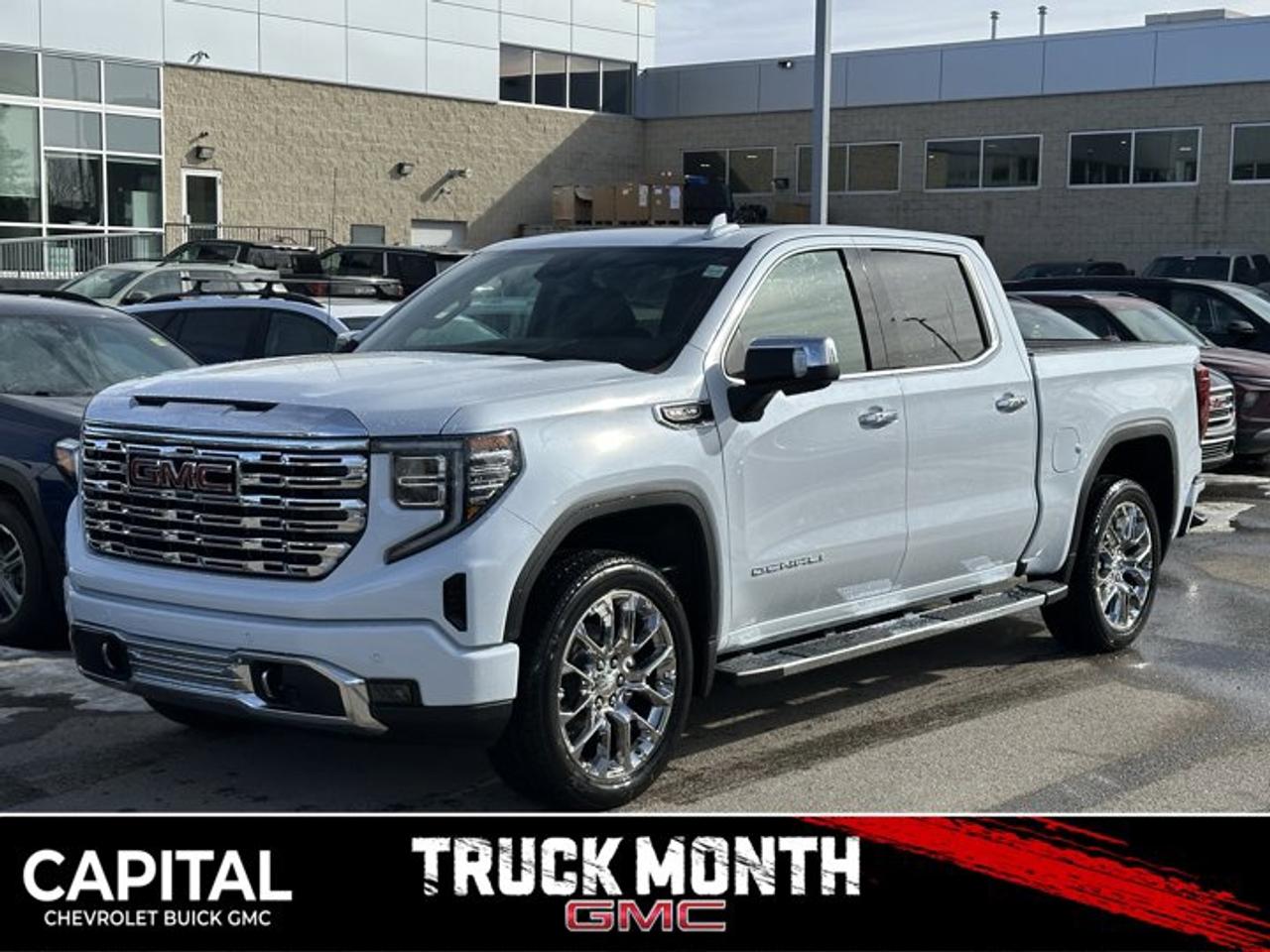 This GMC Sierra 1500 delivers a Gas V8 6.2L/376 engine powering this Automatic transmission. WHEELS, 22 TRANSIT STEEL WHEELS FOR LPO 22 WHEELS AND TIRES, TRANSMISSION, 10-SPEED AUTOMATIC WITH ELECTRONIC PRECISION SHIFT, ELECTRONICALLY CONTROLLED with overdrive, and tow/haul mode and steering column paddle shifters. Includes Cruise Grade Braking and Powertrain Grade Braking (STD), TECHNOLOGY PACKAGE includes (DRZ) Rear Camera Mirror and (UV6) Multicolour 15 Diagonal Head-Up Display.*This GMC Sierra 1500 Comes Equipped with These Options *REAR AXLE, 3.23 RATIO, PREMIUM FLOOR LINERS WITH REMOVABLE CARPET INSERT, FRONT, LPO, 22 (55.9 CM) BRIGHT SPLIT-SPOKE WHEELS LPO wheels will come with 4 steel 22 wheels from the factory with alignment specs set to 22 LPO wheel selected (dealer-installed), GVWR, 7100 LBS. (3221 KG) (STD), GLACIER WHITE TRICOAT, ENGINE, 6.2L ECOTEC3 V8 (420 hp [313 kW] @ 5600 rpm, 460 lb-ft of torque [624 Nm] @ 4100 rpm); featuring Dynamic Fuel Management, ENGINE BLOCK HEATER, DENALI PREFERRED EQUIPMENT GROUP includes standard equipment, ACTIVE EXHAUST, DUAL, SPORT-MODE ENABLED, 3 YEARS SIRIUSXM.* Stop By Today *Stop by Capital Chevrolet Buick GMC Inc. located at 13103 Lake Fraser Drive SE, Calgary, AB T2J 3H5 for a quick visit and a great vehicle!