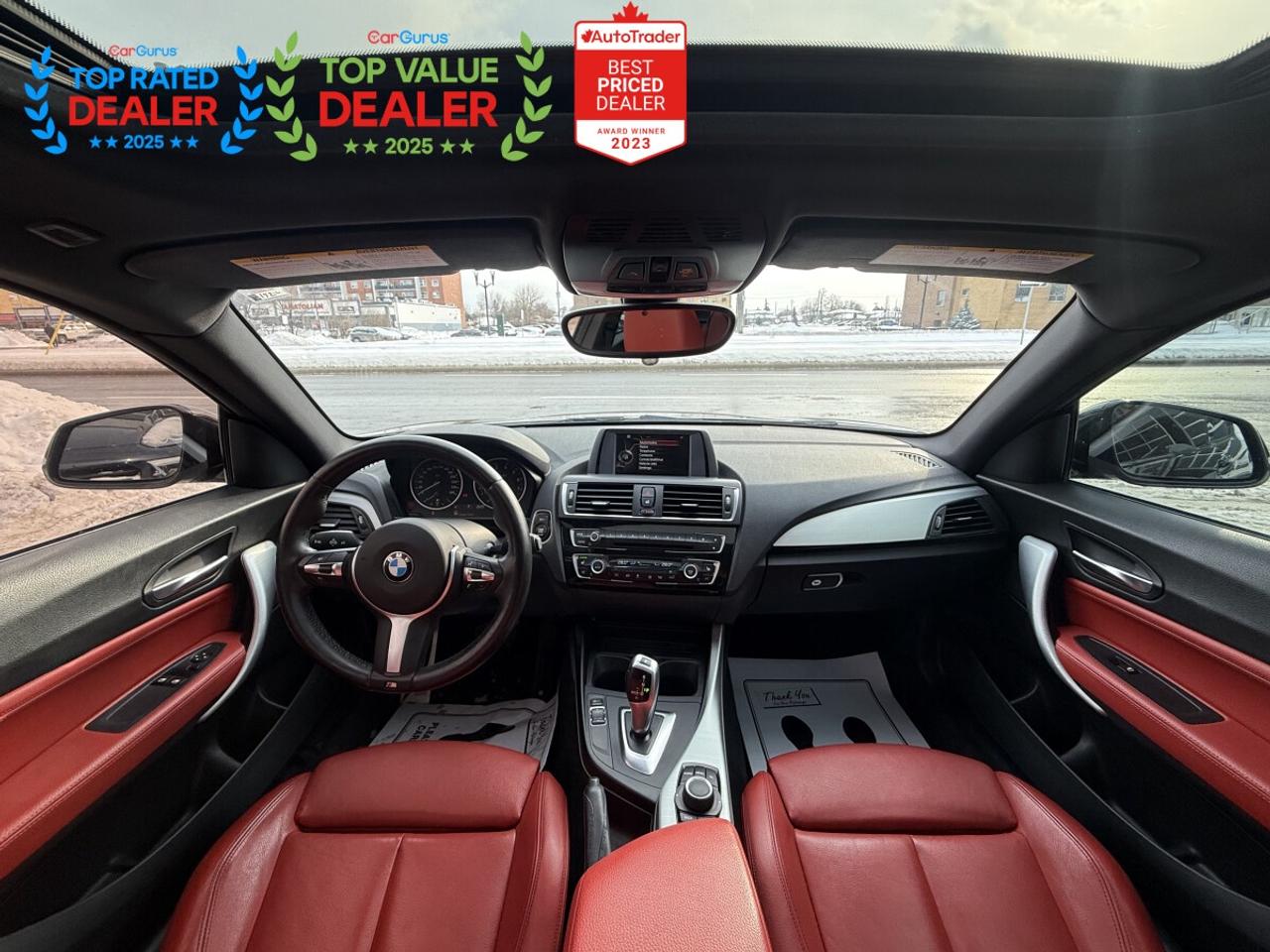 2016 BMW 2-Series //M PKG | RED LEATHER | SUNROOF | HEATED STEERING Photo2