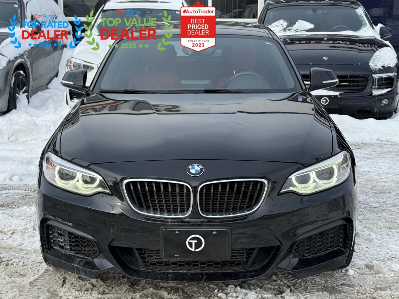 2016 BMW 2-Series //M PKG | RED LEATHER | SUNROOF | HEATED STEERING Photo