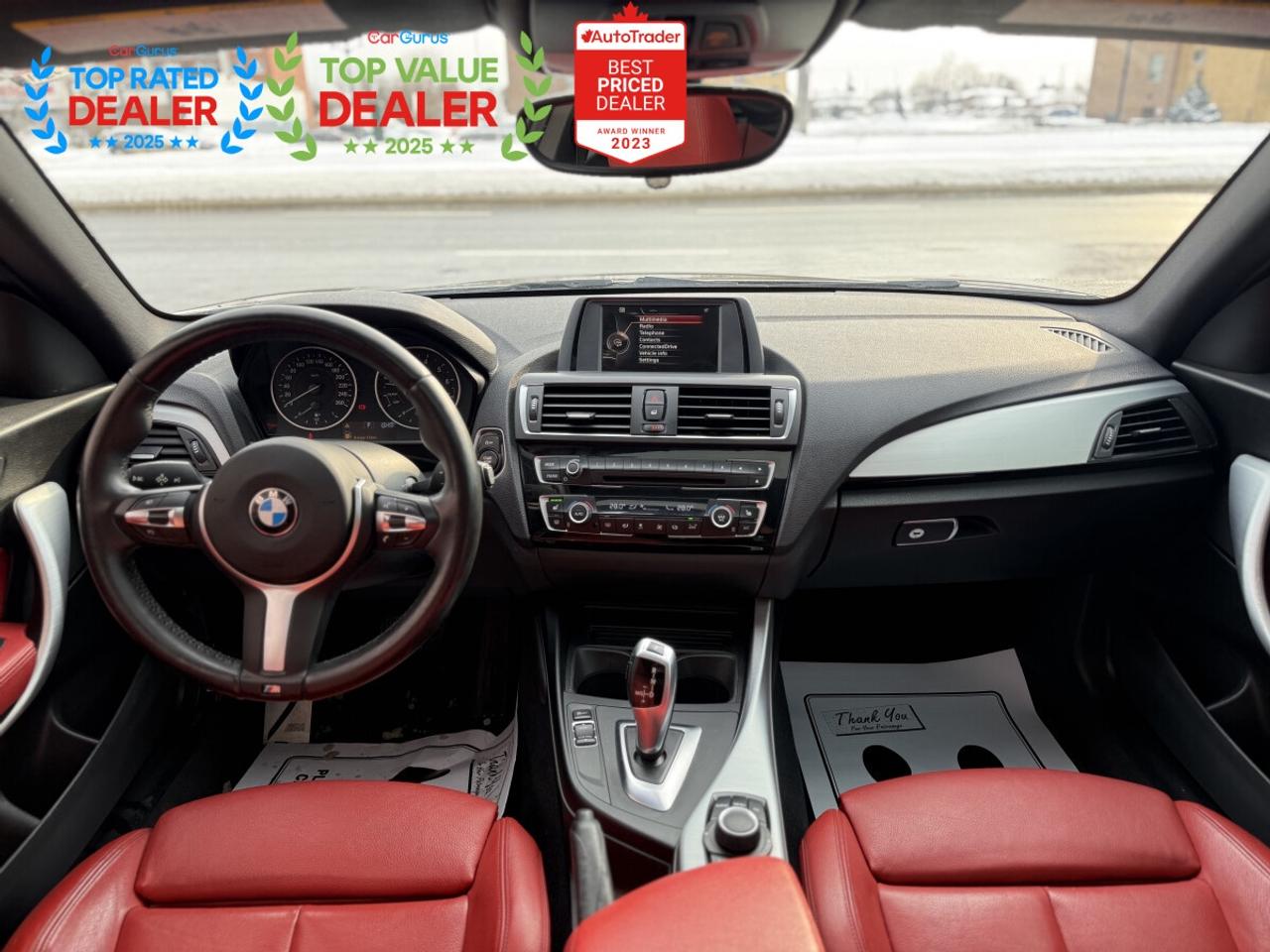 2016 BMW 2-Series //M PKG | RED LEATHER | SUNROOF | HEATED STEERING Photo