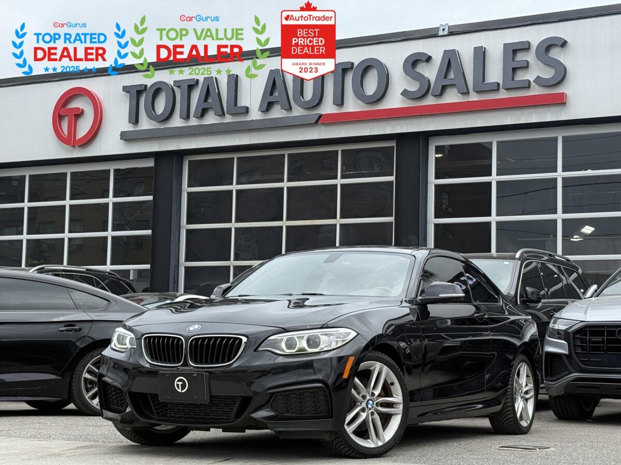 ** JUST ARRIVED! DONT MISS OUT ON THIS ONE!! ** <br/> ** CLEAN TITLE! CARFAX VERIFIED! ** <br/> ** RATES AS LOW AS 6.99 OAC ** <br/> <br/> <br/> ===>> WE FINANCE ALL CREDIT TYPES! NEW TO THE COUNTRY?! NO PROBLEM! BAD CREDIT?! NO PROBLEM! <br/> ===>> YOU CAN APPLY ONLINE ON OUR WEBSITE OR IN PERSON! <br/> <br/> <br/> **GORGEOUS BLACK EXTERIOR ON PREMIUM RED LEATHER INTERIOR! COMES LOADED WITH //M SPORT PKG! SUNROOF, HEATED FRONT SEATS, HEATED STEERING WHEEL, POWER ADJUSTABLE SEATS, KEYLESS GO, & MUCH MUCH MORE!! ** <br/> <br/> <br/> >>>> FOLLOW US ON INSTAGRAM @ <br/> TOTALAUTOSALES <br/> <br/> <br/> *** PLEASE CALL (437) 494-3945 *** <br/> OUR NEW LOCATION: <br/> 2430 FINCH AVE WEST, NORTH YORK, M9M 2E1 <br/> <br/> <br/> *** CERTIFICATION: Have your new preowned vehicle certified at TOTAL AUTO SALES! We offer a full safety inspection exceeding industry standards, including oil change and professional detailing before delivery. Vehicles are not drivable, if not certified or e-tested, a certification package is available for $989. All trade-ins are welcome. Taxes, Finance fee and licensing are extra.** <br/> <br/> <br/> ** WARRANTY. We provide extended warranties up to 48m with optional coverage up to 10,000$ per/claim with unlimited kms. ** <br/> *** PLEASE CALL (437) 494-3945 *** <br/> TOTAL AUTO SALES 2430 FINCH AVE WEST, NORTH YORK, M9M 2E1 <br/> <br/> <br/> ** To the best of our ability, we have made an effort to ensure that the information provided to you in this ad is accurate. We do not take any responsibility for any errors, omissions or typographic mistakes found on all our ads. Prices may change without notice. Please verify the accuracy of the information with our sales team. ** <br/>