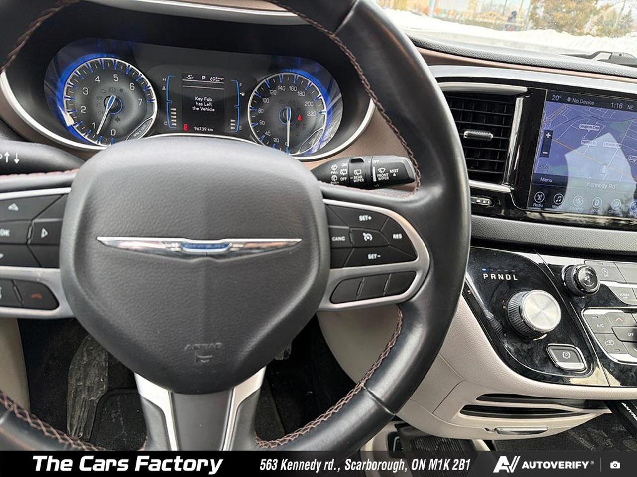 2017 Chrysler Pacifica Touring-L 096,739KM Leather/Camera No Accident! Photo