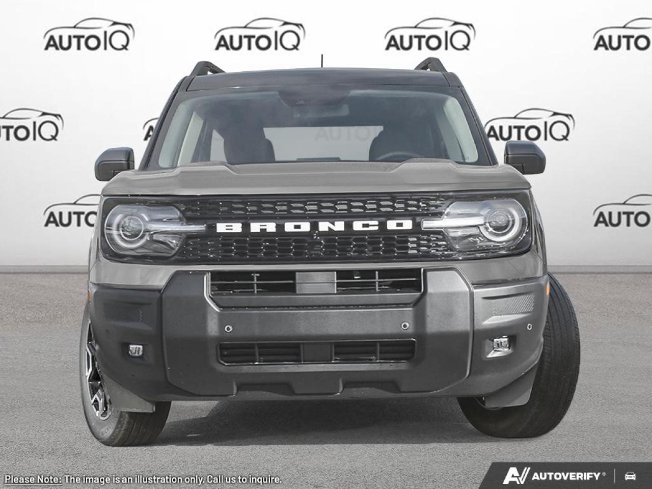 2025 Ford Bronco Sport Outer Banks Equipment Group 300A|CARBONIZED GREY|UNSTOPPABLE CLOTH PLATINUM BLUE|ORDER CODE      300A|1.5L ECO ENG|8-SPD AUTO|OUTER BANKS TECH PKG| Photo