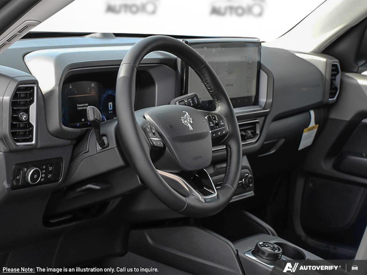 2025 Ford Bronco Sport Outer Banks Equipment Group 300A|CARBONIZED GREY|UNSTOPPABLE CLOTH PLATINUM BLUE|ORDER CODE      300A|1.5L ECO ENG|8-SPD AUTO|OUTER BANKS TECH PKG| Photo