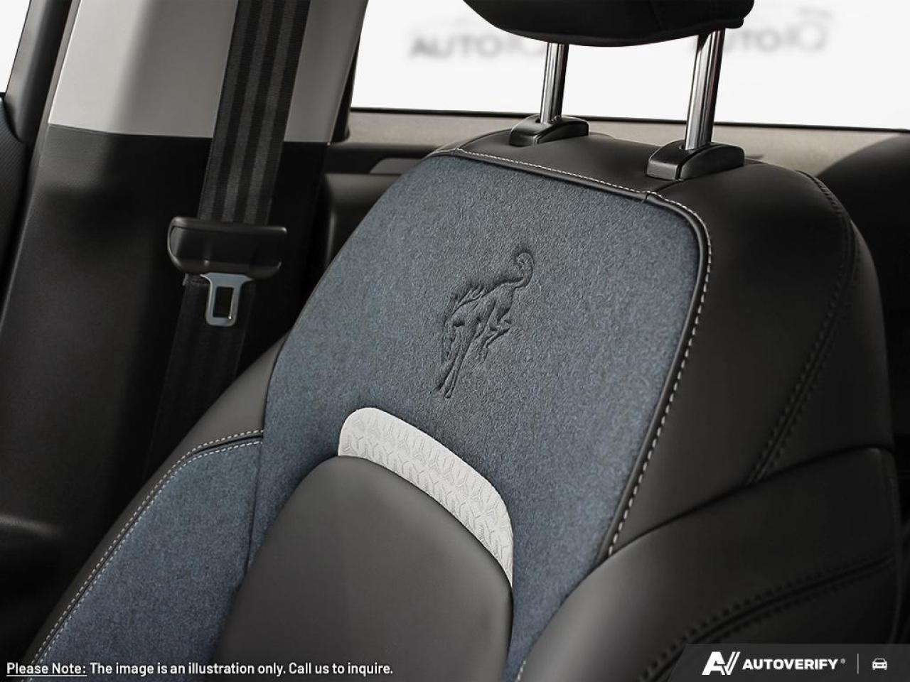 2025 Ford Bronco Sport Outer Banks Equipment Group 300A|CARBONIZED GREY|UNSTOPPABLE CLOTH PLATINUM BLUE|ORDER CODE      300A|1.5L ECO ENG|8-SPD AUTO|OUTER BANKS TECH PKG| Photo