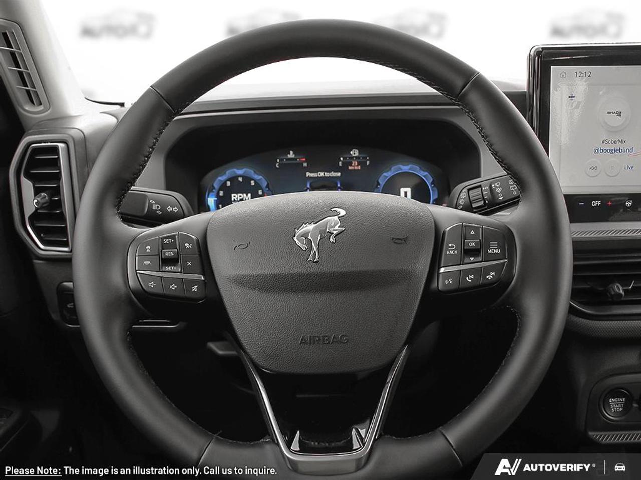 2025 Ford Bronco Sport Outer Banks Equipment Group 300A|CARBONIZED GREY|UNSTOPPABLE CLOTH PLATINUM BLUE|ORDER CODE      300A|1.5L ECO ENG|8-SPD AUTO|OUTER BANKS TECH PKG| Photo