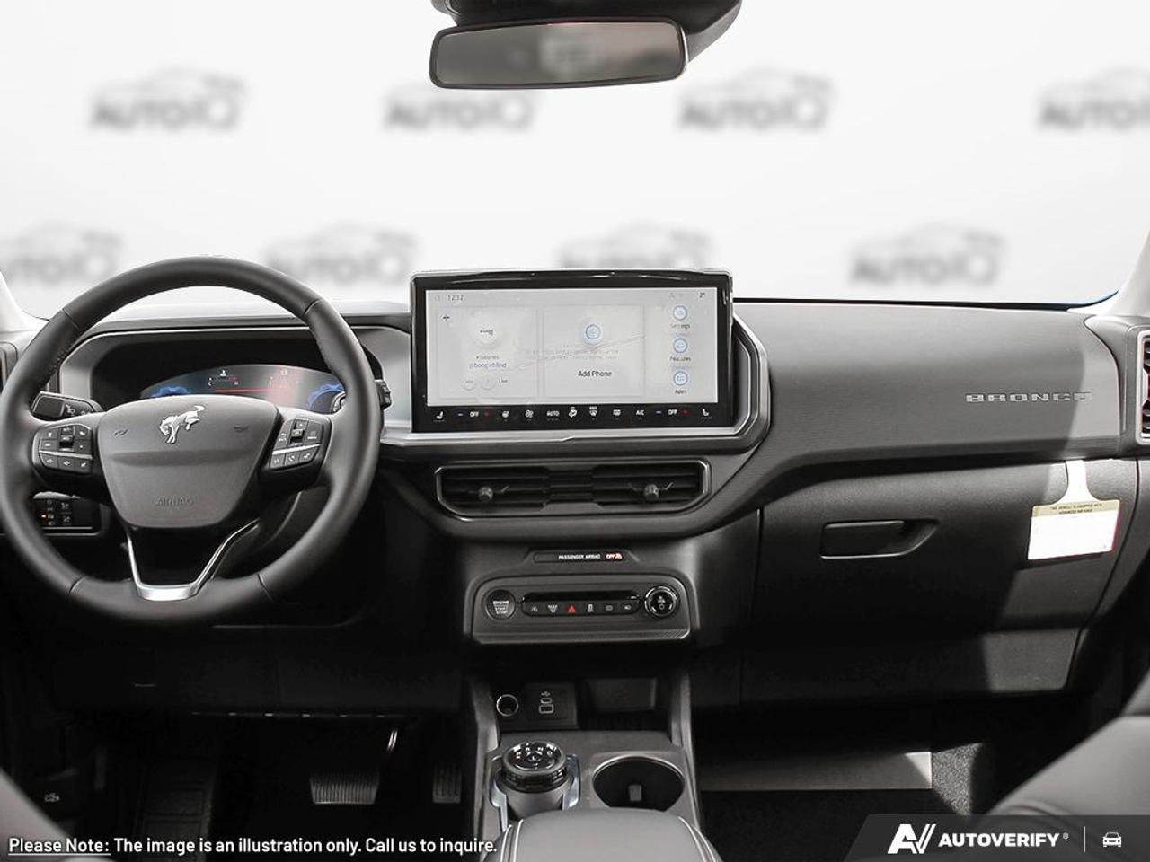 2025 Ford Bronco Sport Outer Banks Equipment Group 300A|CARBONIZED GREY|UNSTOPPABLE CLOTH PLATINUM BLUE|ORDER CODE      300A|1.5L ECO ENG|8-SPD AUTO|OUTER BANKS TECH PKG| Photo