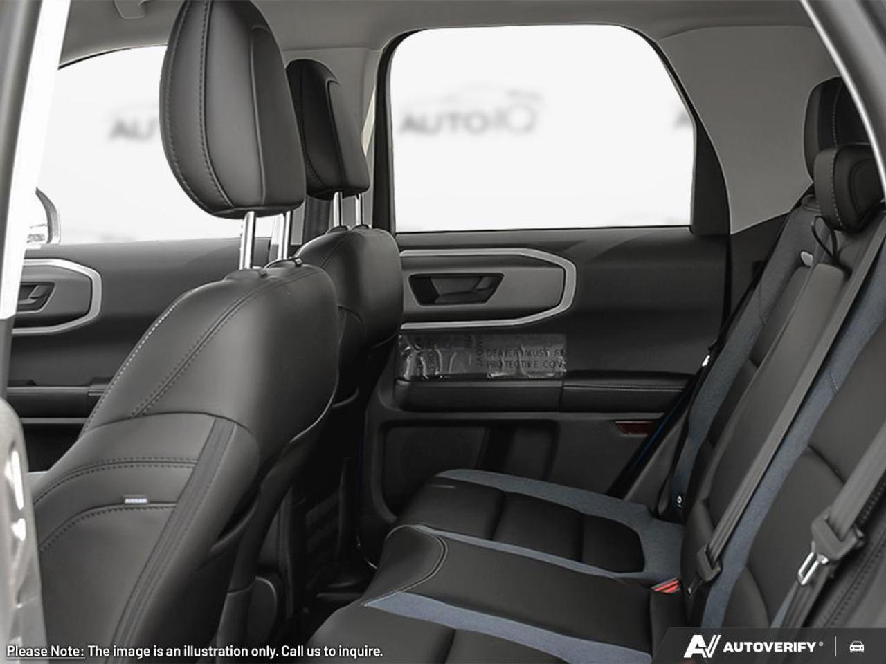 2025 Ford Bronco Sport Outer Banks Equipment Group 300A|CARBONIZED GREY|UNSTOPPABLE CLOTH PLATINUM BLUE|ORDER CODE      300A|1.5L ECO ENG|8-SPD AUTO|OUTER BANKS TECH PKG| Photo