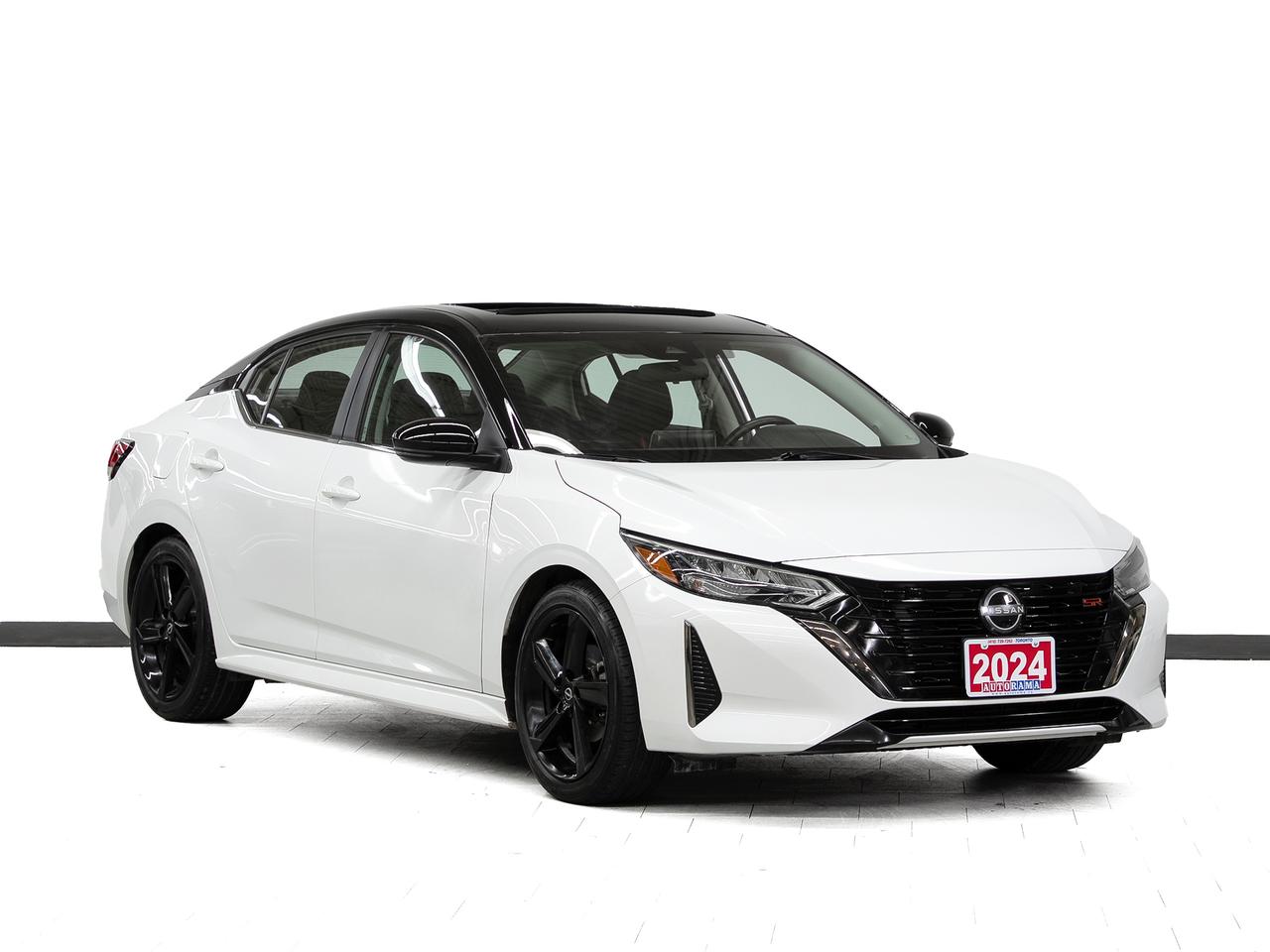 <div style=margin-bottom: 15px;><p data-path-to-node=1>Cash Price: $23,450 Finance Price: $21,450</p></div><div style=margin-bottom: 15px;><p data-path-to-node=2>Clean CarFax. Power sunroof | 18-inch black alloy wheels | Heated front seats | Heated steering wheel | Sport cloth seats with orange stitching | Blind spot monitoring | Adaptive cruise control | Lane departure warning | Apple CarPlay / Android Auto | 8-inch touchscreen | Remote engine start | Backup camera | Bluetooth. 2.0L 4-cylinder engine. Smooth Eco Comfort. Extended warranty options available. Trades are welcome. Financing for all credit types. Same-day approval. 125-point inspection completed. Detailed from corner to corner. Over 250 high-quality used vehicles available at the lowest prices for you to choose from. All vehicles are indoors. Visit us rain or shine.</p></div><div style=margin-bottom: 15px;>Call us to book a test drive: <a href=tel:4167397262>416-739-7262</a><br>Get pre-approved for your car loan in a minute: <a href=https://www.autorama.ca/financing/>Apply for Used Car Financing</a><br>Visit our showroom: 1205 Finch Ave West, North York, ON M3J 2E8</div><div style=margin-top: 15px; margin-bottom: 15px;>&mdash;&mdash;&mdash;&mdash;&mdash;&mdash;&mdash;&mdash;&mdash;&mdash;&mdash;&mdash;&mdash;&mdash;&mdash;&mdash;&mdash;&mdash;&mdash;&mdash;&mdash;&mdash;&mdash;&mdash;&mdash;&mdash;&mdash;&mdash;</div><h3 style=margin-bottom: 5px; margin-top: 0;>Pricing:&nbsp;</h3><div style=margin-bottom: 15px;>Best Priced Dealer Award Winner for consecutive years. No admin or hidden fees. Prices exclude HST and licensing. Although every effort is made to ensure accuracy, Autorama is not responsible for typographical errors, omissions, or changes. Please verify all details in person. <span style=text-decoration: underline;>All vehicles can be Certified for an additional $999</span>. If not Certified, as per OMVIC Regulations, the vehicle is deemed to be not drivable and not Certified. Special pricing is not available to commercial, dealer, or exporting purchasers.</div><div style=margin-top: 15px; margin-bottom: 15px;>&mdash;&mdash;&mdash;&mdash;&mdash;&mdash;&mdash;&mdash;&mdash;&mdash;&mdash;&mdash;&mdash;&mdash;&mdash;&mdash;&mdash;&mdash;&mdash;&mdash;&mdash;&mdash;&mdash;&mdash;&mdash;&mdash;&mdash;&mdash;</div><h3 style=margin-bottom: 5px; margin-top: 0;>Financing</h3><div style=margin-bottom: 15px;>We welcome all credit types (no credit, new to the country, bankruptcy, consumer proposal, collections, and others). We offer $0 down and no payment for up to 6 months on approved credits. Want to get started now? Apply for a <a href=https://www.autorama.ca/financing/?utm_source=vdpdesc&utm_medium=vdpdesc>car loan online</a>. Same-day auto finance approvals and same-day delivery are available for qualified customers. Financing programs are available for an additional $999. &nbsp;Our team works with a wide network of banks and lenders to help secure the best possible approval tailored to your situation.</div><div style=margin-top: 15px; margin-bottom: 15px;>&mdash;&mdash;&mdash;&mdash;&mdash;&mdash;&mdash;&mdash;&mdash;&mdash;&mdash;&mdash;&mdash;&mdash;&mdash;&mdash;&mdash;&mdash;&mdash;&mdash;&mdash;&mdash;&mdash;&mdash;&mdash;&mdash;&mdash;&mdash;</div><h3 style=margin-bottom: 5px; margin-top: 0;>Vehicle Review</h3><div style=margin-bottom: 15px;><p data-path-to-node=12>The 2024 Nissan Sentra SR receives a bold refresh, featuring a new V-motion dark chrome grille and updated LED lighting that sharpens its sporty silhouette. Powered by a fuel-efficient 2.0L engine paired with a new Xtronic CVT, it delivers a smooth and responsive drive thats perfect for both city streets and long highway commutes. The SR trim stands out with its aggressive 18-inch alloy wheels and a refined interior boasting sport-stitched seating and a premium leather-wrapped heated steering wheel. Standard with the Nissan Safety Shield 360 suite, this Sentra offers top-tier peace of mind, making it one of the most stylish and tech-forward choices in its class. We have a wide selection of used Nissan Sentra to help you choose.</p></div><div style=margin-top: 15px; margin-bottom: 15px;>&mdash;&mdash;&mdash;&mdash;&mdash;&mdash;&mdash;&mdash;&mdash;&mdash;&mdash;&mdash;&mdash;&mdash;&mdash;&mdash;&mdash;&mdash;&mdash;&mdash;&mdash;&mdash;&mdash;&mdash;&mdash;&mdash;&mdash;&mdash;</div><h3 style=margin-bottom: 5px; margin-top: 0;>Warranty</h3><div style=margin-bottom: 15px;>This vehicle qualifies for an extended warranty with a variety of terms and coverage options. Ask us anytime, we&rsquo;ll help you choose the plan that&rsquo;s right for you.</div><div style=margin-top: 15px; margin-bottom: 15px;>&mdash;&mdash;&mdash;&mdash;&mdash;&mdash;&mdash;&mdash;&mdash;&mdash;&mdash;&mdash;&mdash;&mdash;&mdash;&mdash;&mdash;&mdash;&mdash;&mdash;&mdash;&mdash;&mdash;&mdash;&mdash;&mdash;&mdash;&mdash;</div><h3 style=margin-bottom: 5px; margin-top: 0;>Trade-In / Appraisal</h3><div style=margin-bottom: 15px;>Have a vehicle to trade? We pay top dollar for trades, any vehicle, any condition. Bring your trade for a free appraisal when you visit us or you can apply for</div><div style=margin-top: 15px; margin-bottom: 15px;>&mdash;&mdash;&mdash;&mdash;&mdash;&mdash;&mdash;&mdash;&mdash;&mdash;&mdash;&mdash;&mdash;&mdash;&mdash;&mdash;&mdash;&mdash;&mdash;&mdash;&mdash;&mdash;&mdash;&mdash;&mdash;&mdash;&mdash;&mdash;</div><h3 style=margin-bottom: 5px; margin-top: 0;>Visit / Showroom Info</h3><div style=margin-bottom: 15px;>Visit our indoor showroom (rain or shine) at:<br>Autorama 1205 Finch Ave West, North York, ON M3J 2E8<br>Call us at <a href=tel:4167397262>416-739-7262</a> to book a test drive or ask questions.</div><div style=margin-top: 15px; margin-bottom: 15px;>&mdash;&mdash;&mdash;&mdash;&mdash;&mdash;&mdash;&mdash;&mdash;&mdash;&mdash;&mdash;&mdash;&mdash;&mdash;&mdash;&mdash;&mdash;&mdash;&mdash;&mdash;&mdash;&mdash;&mdash;&mdash;&mdash;&mdash;&mdash;</div><h3 style=margin-bottom: 5px; margin-top: 0;>Who we are</h3><div style=margin-bottom: 15px;>Autorama is Toronto&rsquo;s trusted, award-winning <a href=https://www.autorama.ca/?utm_source=vdpdesc&utm_medium=vdpdesc>used car dealership</a>, offering over 250 hand-picked vehicles at the lowest prices. We&rsquo;re committed to exceptional service and have proudly served Toronto, Mississauga, Brampton, and the GTA for over 25 years &mdash; and with our full indoor showroom, you can visit us rain or shine.</div><div style=margin-top: 15px; margin-bottom: 15px;>&mdash;&mdash;&mdash;&mdash;&mdash;&mdash;&mdash;&mdash;&mdash;&mdash;&mdash;&mdash;&mdash;&mdash;&mdash;&mdash;&mdash;&mdash;&mdash;&mdash;&mdash;&mdash;&mdash;&mdash;&mdash;&mdash;&mdash;&mdash;</div><h3 style=margin-bottom: 5px; margin-top: 0;>Disclaimers</h3><ul style=margin-top: 0; padding-left: 20px;><li><span data-olk-copy-source=MessageBody>Prices exclude HST and licensing.</span></li></ul><ul style=margin-top: 0; padding-left: 20px;><li data-ogsc= data-olk-copy-source=MessageBody>Prices, rates, and payments are subject to change without notice.</li></ul><ul style=margin-top: 0; padding-left: 20px;><li data-ogsc= data-olk-copy-source=MessageBody>Advertised price includes a $2,000 finance credit. Cash price may differ.</li></ul><ul style=margin-top: 0; padding-left: 20px;><li data-ogsc= data-olk-copy-source=MessageBody>All vehicles come standard with one key. Additional keys may be purchased at the time of sale.</li></ul><ul style=margin-top: 0; padding-left: 20px;><li><span data-olk-copy-source=MessageBody>Although every effort is made to ensure accuracy, Autorama is not responsible for typographical errors, omissions, or changes. Please verify all details with your Sales & Finance Specialist.</span></li></ul>