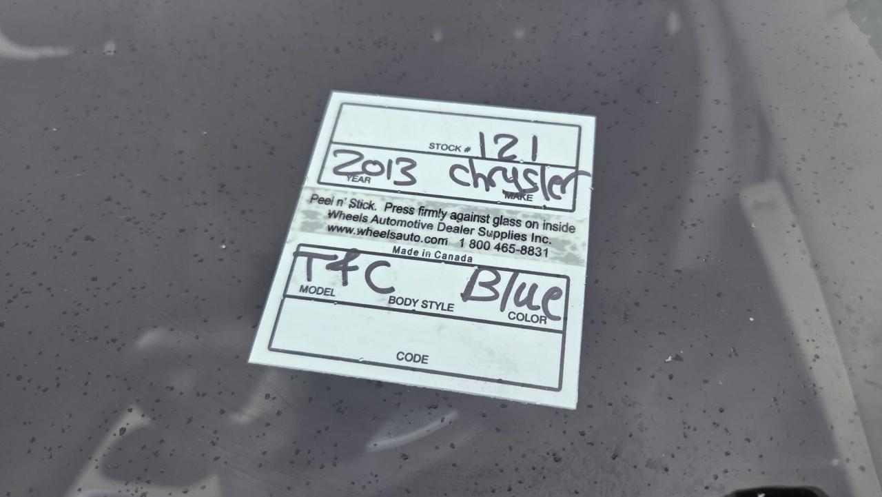 2013 Chrysler Town & Country TOURING, 7 PASSENGER, STOWNGO, RUNS WELL, AS IS Photo