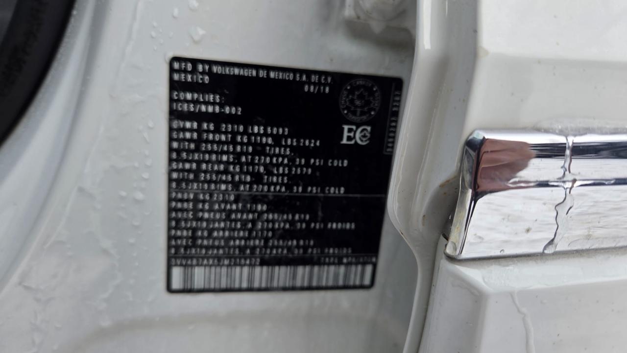 2018 Volkswagen Tiguan HIGHLINE, LEATHER, ROOF, ONLY 133KMS, CERTIFIED Photo