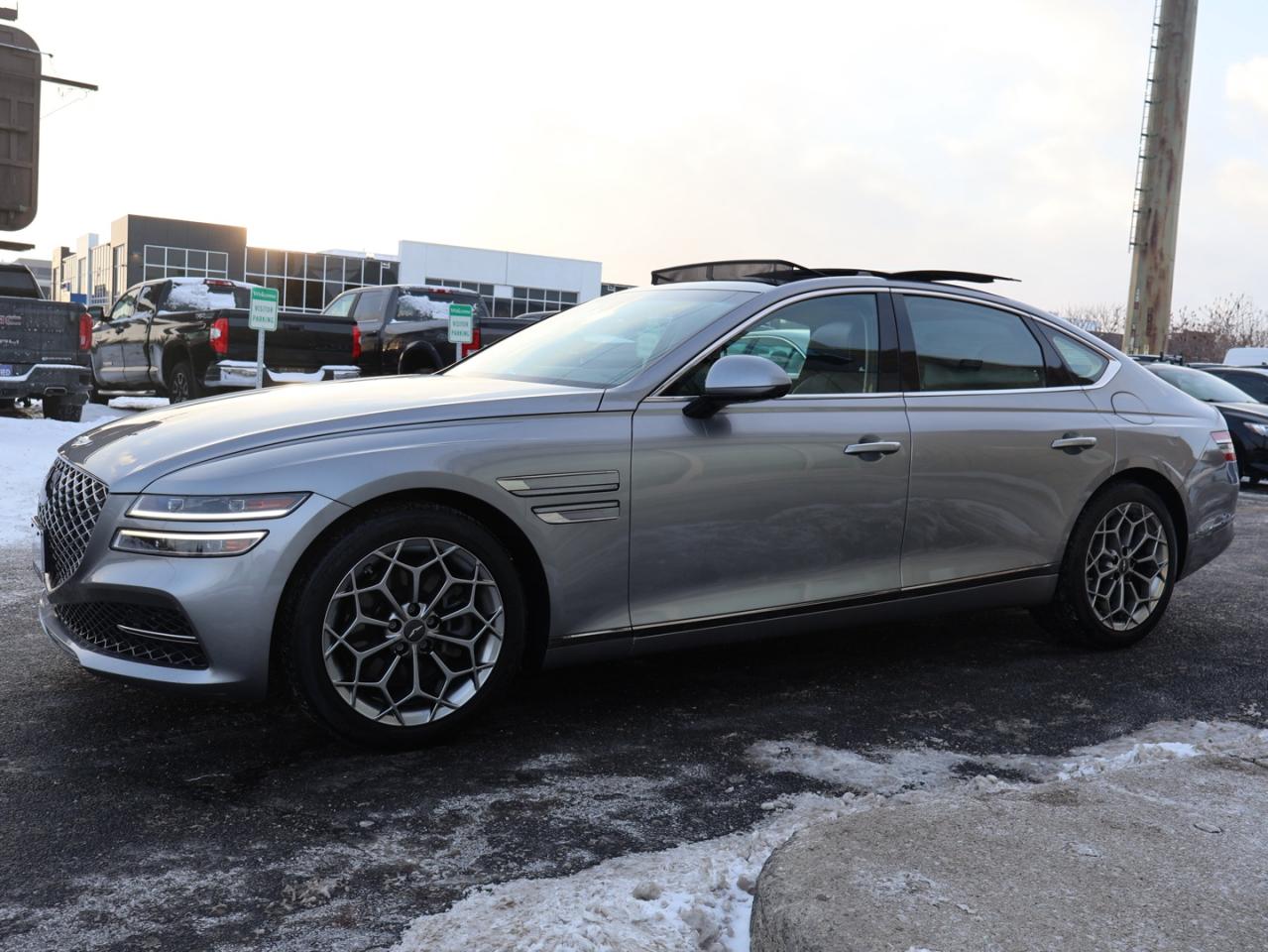 2023 Genesis G80 2.5T ADVANCED AWD CERTIFIED *ACCIDENT FREE* CAMERA NAV BLUETOOTH LEATHER HEATED SEATS PANO ROOF CRUISE ALLOYS Photo3
