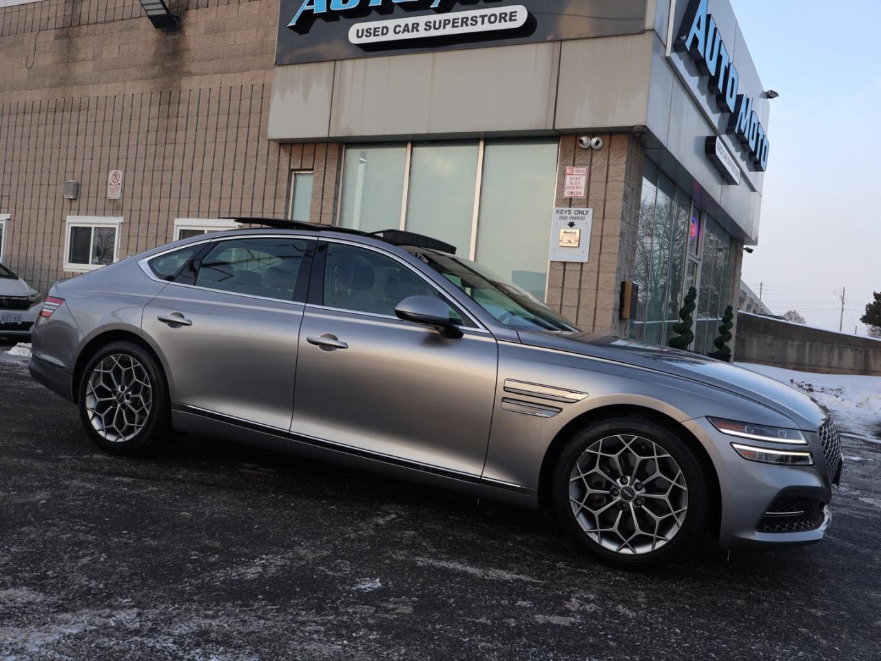 2023 Genesis G80 2.5T ADVANCED AWD CERTIFIED *ACCIDENT FREE* CAMERA NAV BLUETOOTH LEATHER HEATED SEATS PANO ROOF CRUISE ALLOYS Photo