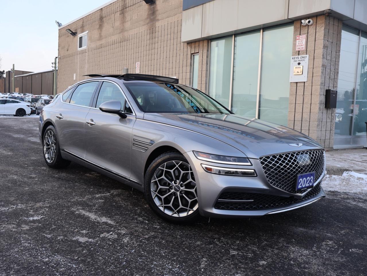 2023 Genesis G80 2.5T ADVANCED AWD CERTIFIED *ACCIDENT FREE* CAMERA NAV BLUETOOTH LEATHER HEATED SEATS PANO ROOF CRUISE ALLOYS - Photo #1