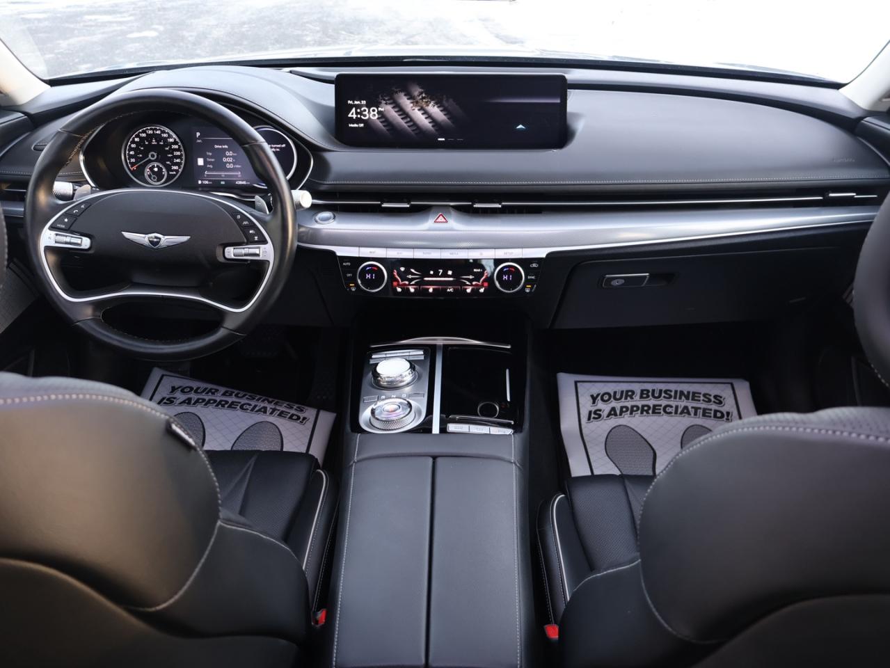 2023 Genesis G80 2.5T ADVANCED AWD CERTIFIED *ACCIDENT FREE* CAMERA NAV BLUETOOTH LEATHER HEATED SEATS PANO ROOF CRUISE ALLOYS Photo