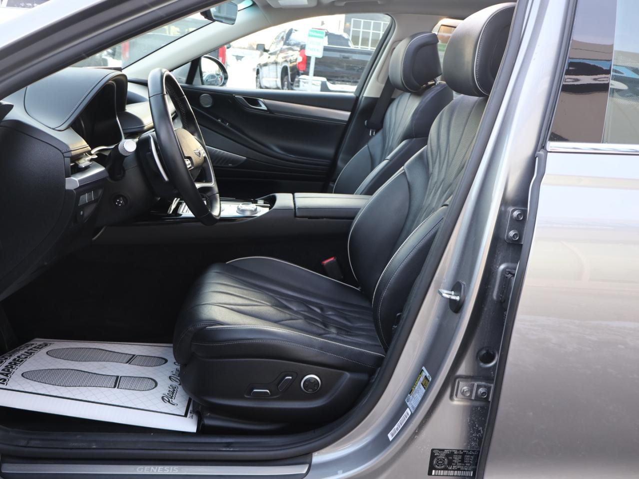 2023 Genesis G80 2.5T ADVANCED AWD CERTIFIED *ACCIDENT FREE* CAMERA NAV BLUETOOTH LEATHER HEATED SEATS PANO ROOF CRUISE ALLOYS Photo