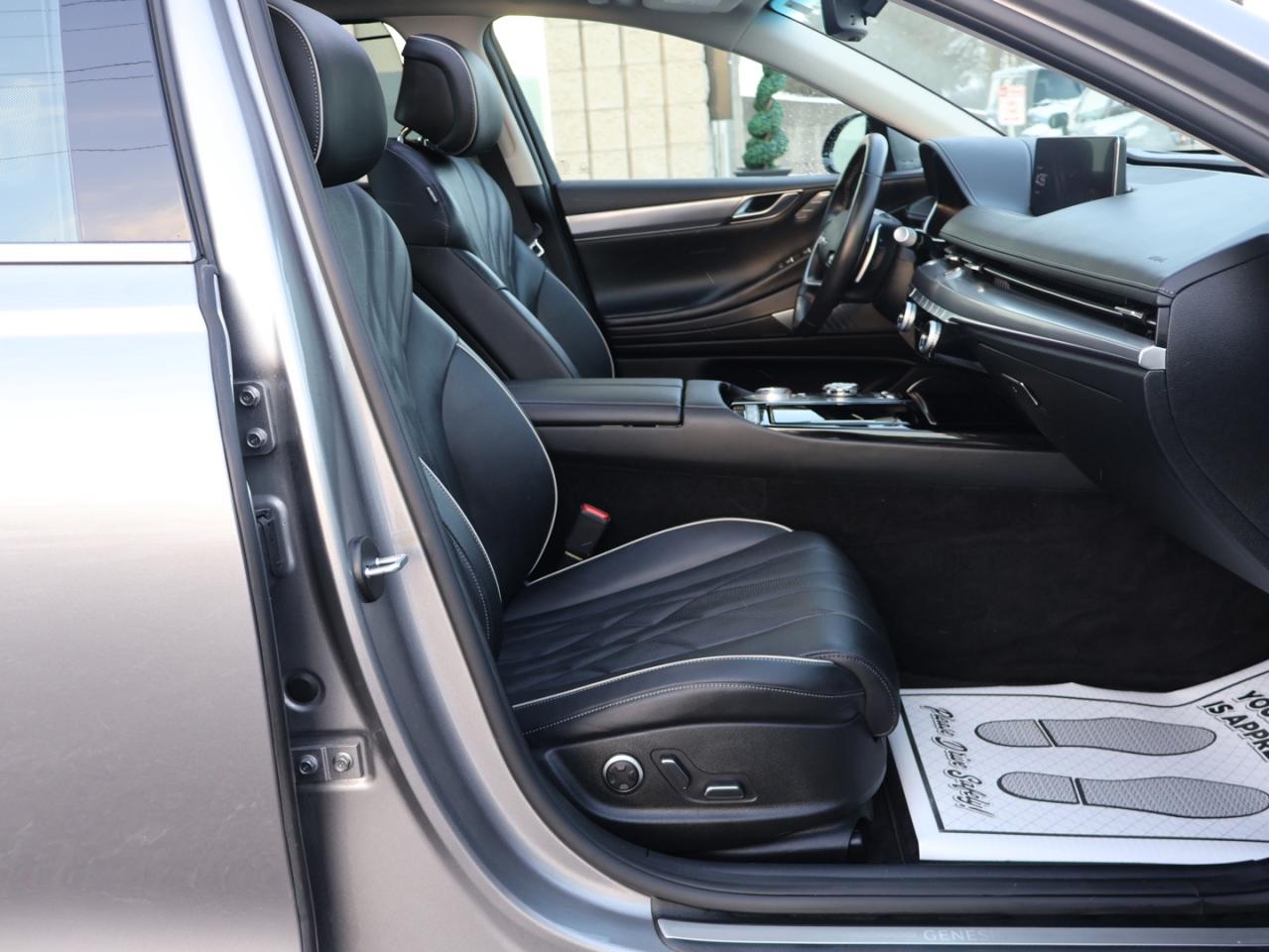 2023 Genesis G80 2.5T ADVANCED AWD CERTIFIED *ACCIDENT FREE* CAMERA NAV BLUETOOTH LEATHER HEATED SEATS PANO ROOF CRUISE ALLOYS Photo