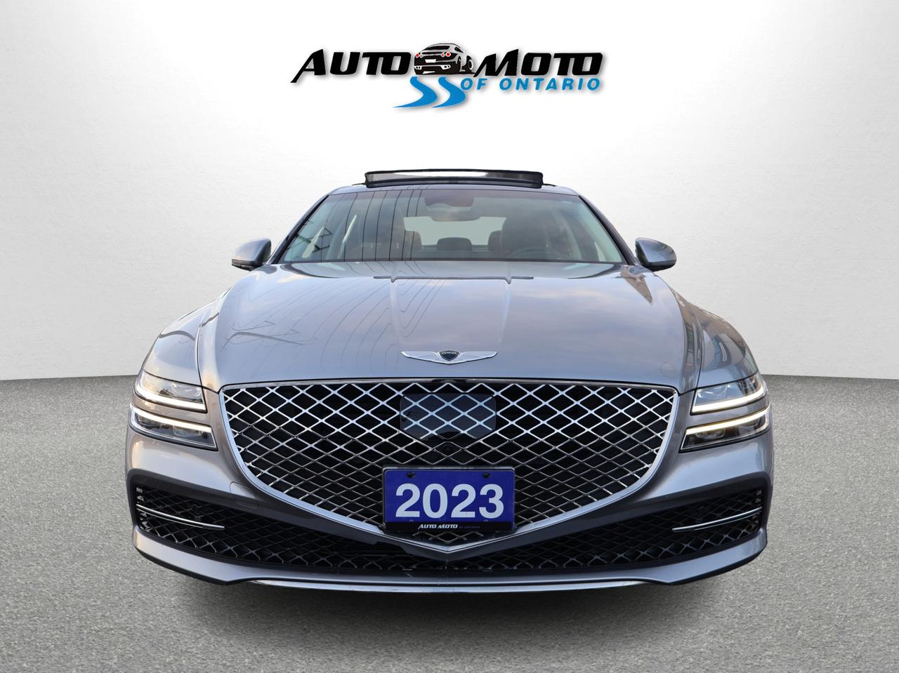 2023 Genesis G80 2.5T ADVANCED AWD CERTIFIED *ACCIDENT FREE* CAMERA NAV BLUETOOTH LEATHER HEATED SEATS PANO ROOF CRUISE ALLOYS Photo