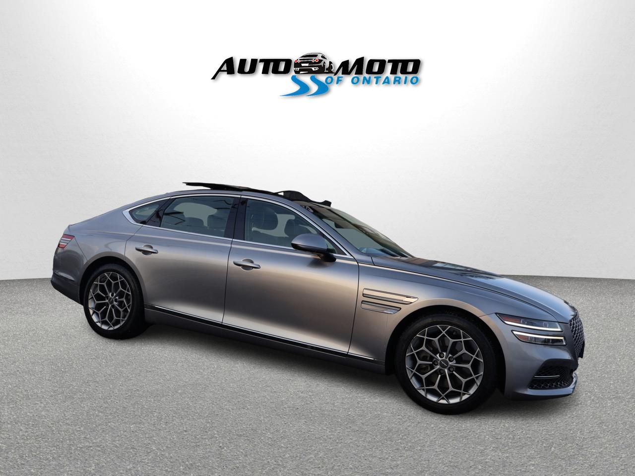 2023 Genesis G80 2.5T ADVANCED AWD CERTIFIED *ACCIDENT FREE* CAMERA NAV BLUETOOTH LEATHER HEATED SEATS PANO ROOF CRUISE ALLOYS Photo