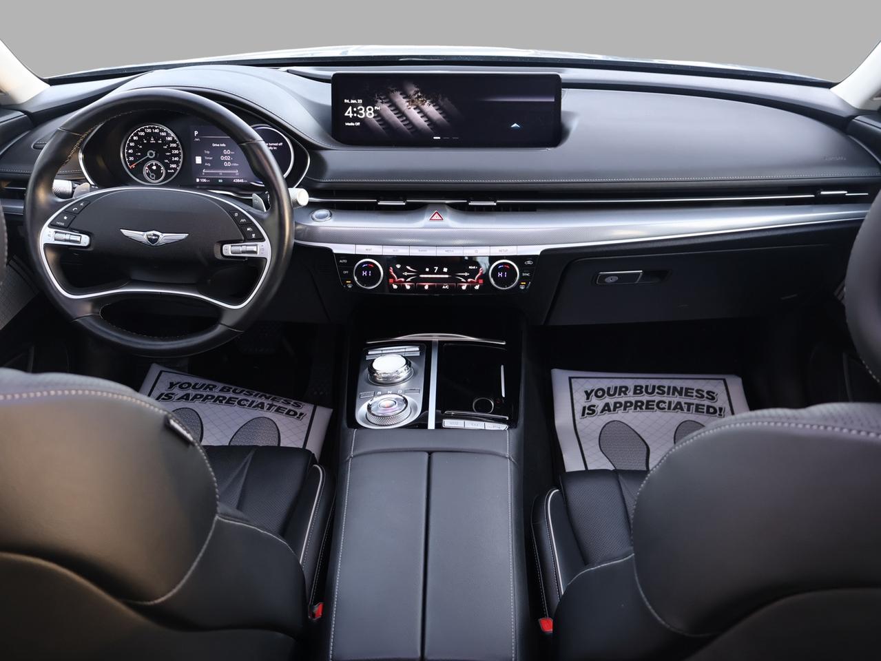 2023 Genesis G80 2.5T ADVANCED AWD CERTIFIED *ACCIDENT FREE* CAMERA NAV BLUETOOTH LEATHER HEATED SEATS PANO ROOF CRUISE ALLOYS Photo