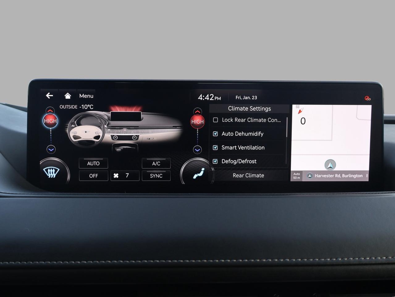 2023 Genesis G80 2.5T ADVANCED AWD CERTIFIED *ACCIDENT FREE* CAMERA NAV BLUETOOTH LEATHER HEATED SEATS PANO ROOF CRUISE ALLOYS Photo