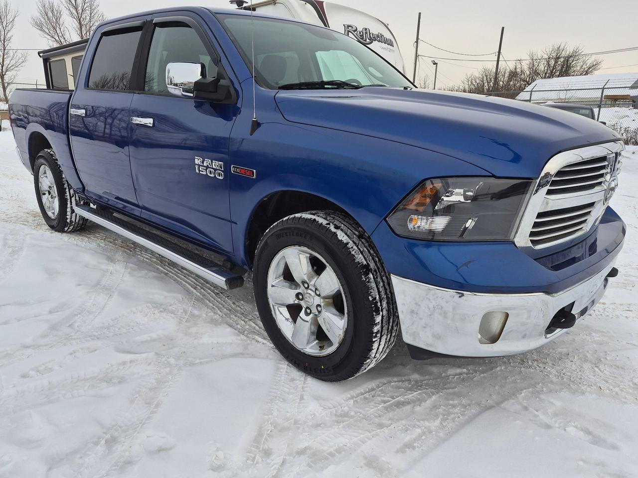 2016 RAM 1500 4WD Eco Diesel Tow Pkg, Remote Htd Seats BU Cam