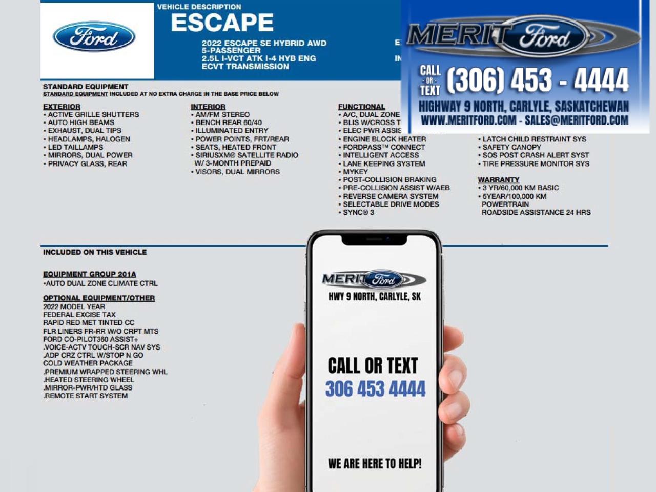 2022 Ford Escape SE Hybrid Photo0