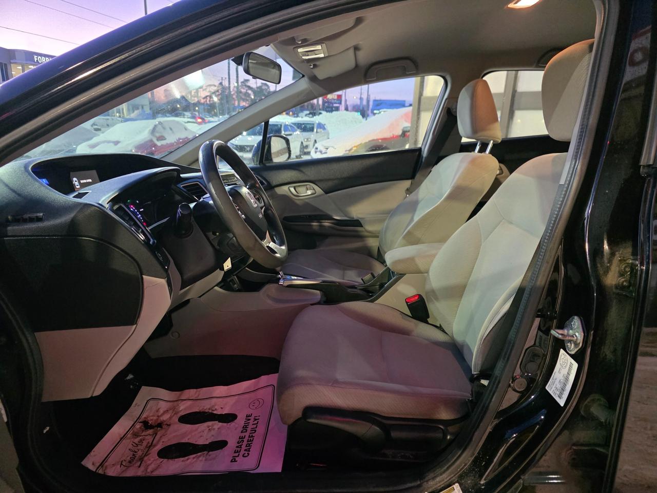 2013 Honda Civic LX AUTO NOT CVT! | LOW KMS | Great Service History! Photo