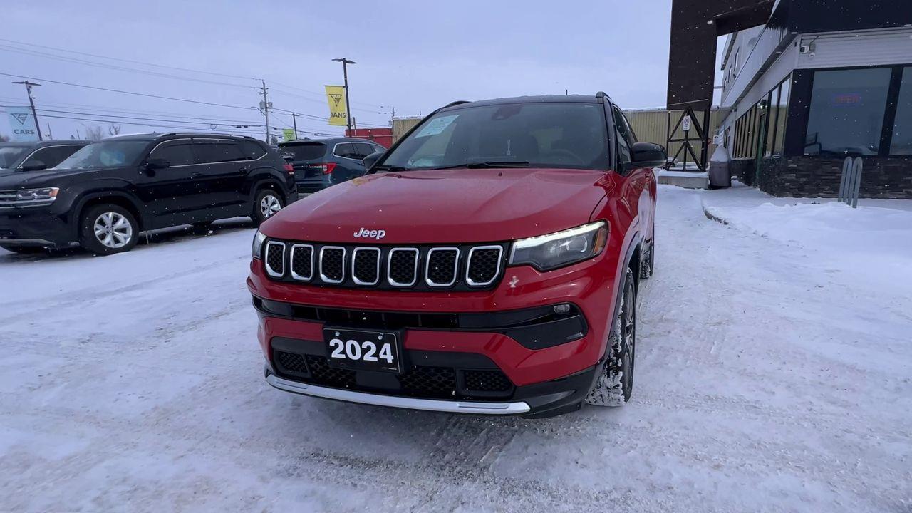 2024 Jeep Compass Limited 4X4, REMOTE START, NAV, HEATED AND COOLED FRONT SEATS, BACK UP CAM!! Photo