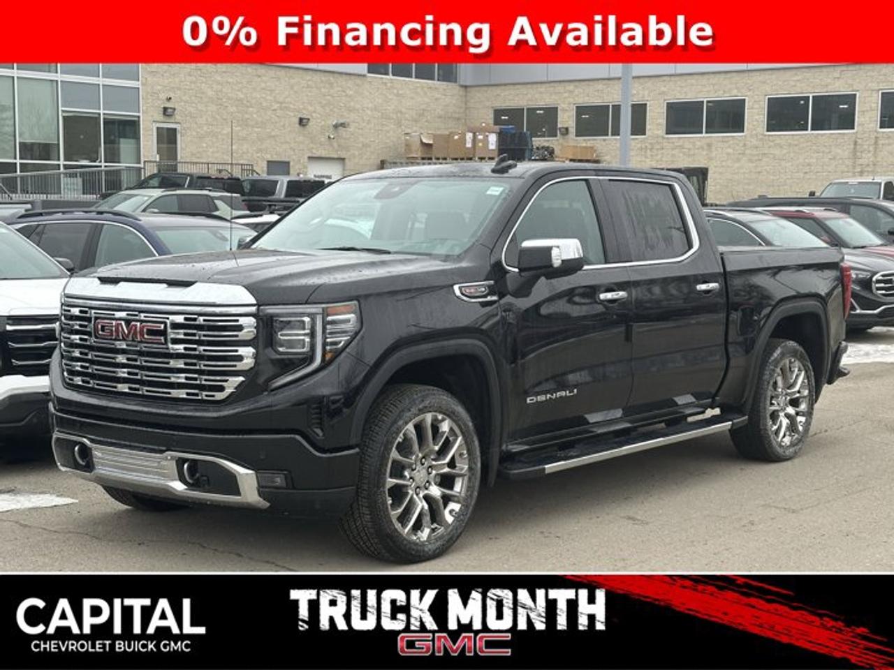 This GMC Sierra 1500 boasts a Gas V8 6.2L/376 engine powering this Automatic transmission. WHEELS, 22 TRANSIT STEEL WHEELS FOR LPO 22 WHEELS AND TIRES, TRANSMISSION, 10-SPEED AUTOMATIC WITH ELECTRONIC PRECISION SHIFT, ELECTRONICALLY CONTROLLED with overdrive, and tow/haul mode and steering column paddle shifters. Includes Cruise Grade Braking and Powertrain Grade Braking (STD), TECHNOLOGY PACKAGE includes (DRZ) Rear Camera Mirror and (UV6) Multicolour 15 Diagonal Head-Up Display.* This GMC Sierra 1500 Features the Following Options *REAR AXLE, 3.23 RATIO, PREMIUM FLOOR LINERS WITH REMOVABLE CARPET INSERT, FRONT, LPO, 22 (55.9 CM) BRIGHT SPLIT-SPOKE WHEELS LPO wheels will come with 4 steel 22 wheels from the factory with alignment specs set to 22 LPO wheel selected (dealer-installed), GVWR, 7100 LBS. (3221 KG) (STD), ENGINE, 6.2L ECOTEC3 V8 (420 hp [313 kW] @ 5600 rpm, 460 lb-ft of torque [624 Nm] @ 4100 rpm); featuring Dynamic Fuel Management, ENGINE BLOCK HEATER, DENALI PREFERRED EQUIPMENT GROUP includes standard equipment, ACTIVE EXHAUST, DUAL, SPORT-MODE ENABLED, 3 YEARS SIRIUSXM, Wireless, Apple CarPlay / Wireless Android Auto.* Stop By Today *For a must-own GMC Sierra 1500 come see us at Capital Chevrolet Buick GMC Inc., 13103 Lake Fraser Drive SE, Calgary, AB T2J 3H5. Just minutes away!