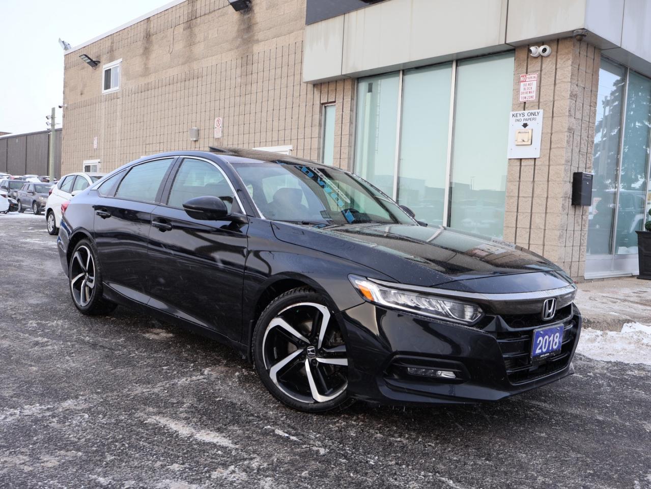 2018 Honda Accord SPORT CERTIFIED *ACCIDENT FREE* CAMERA BLUETOOTH LEATHER HEATED SEATS SUNROOF CRUISE ALLOYS Photo
