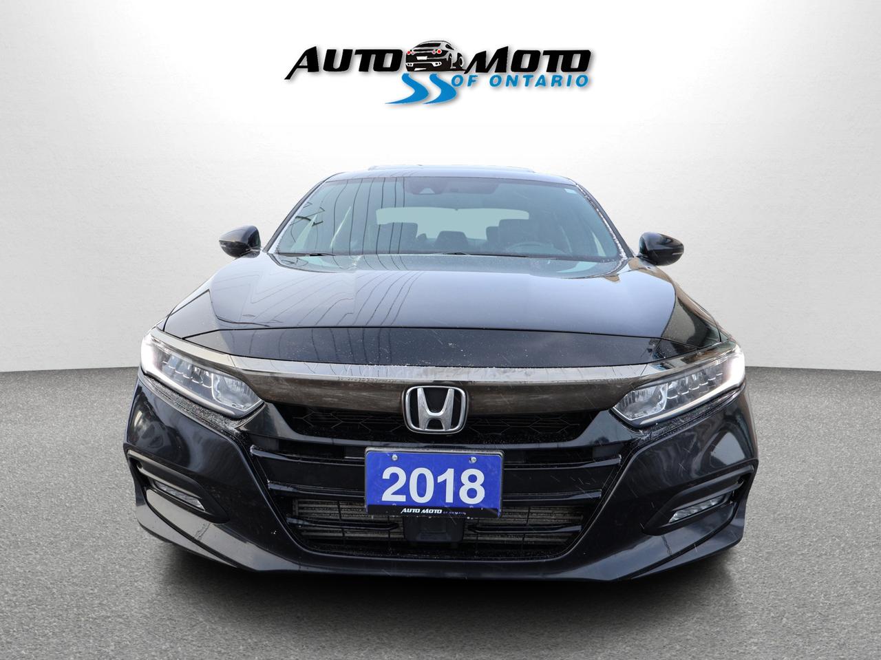 2018 Honda Accord SPORT CERTIFIED *ACCIDENT FREE* CAMERA BLUETOOTH LEATHER HEATED SEATS SUNROOF CRUISE ALLOYS Photo