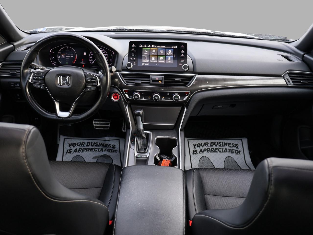 2018 Honda Accord SPORT CERTIFIED *ACCIDENT FREE* CAMERA BLUETOOTH LEATHER HEATED SEATS SUNROOF CRUISE ALLOYS Photo