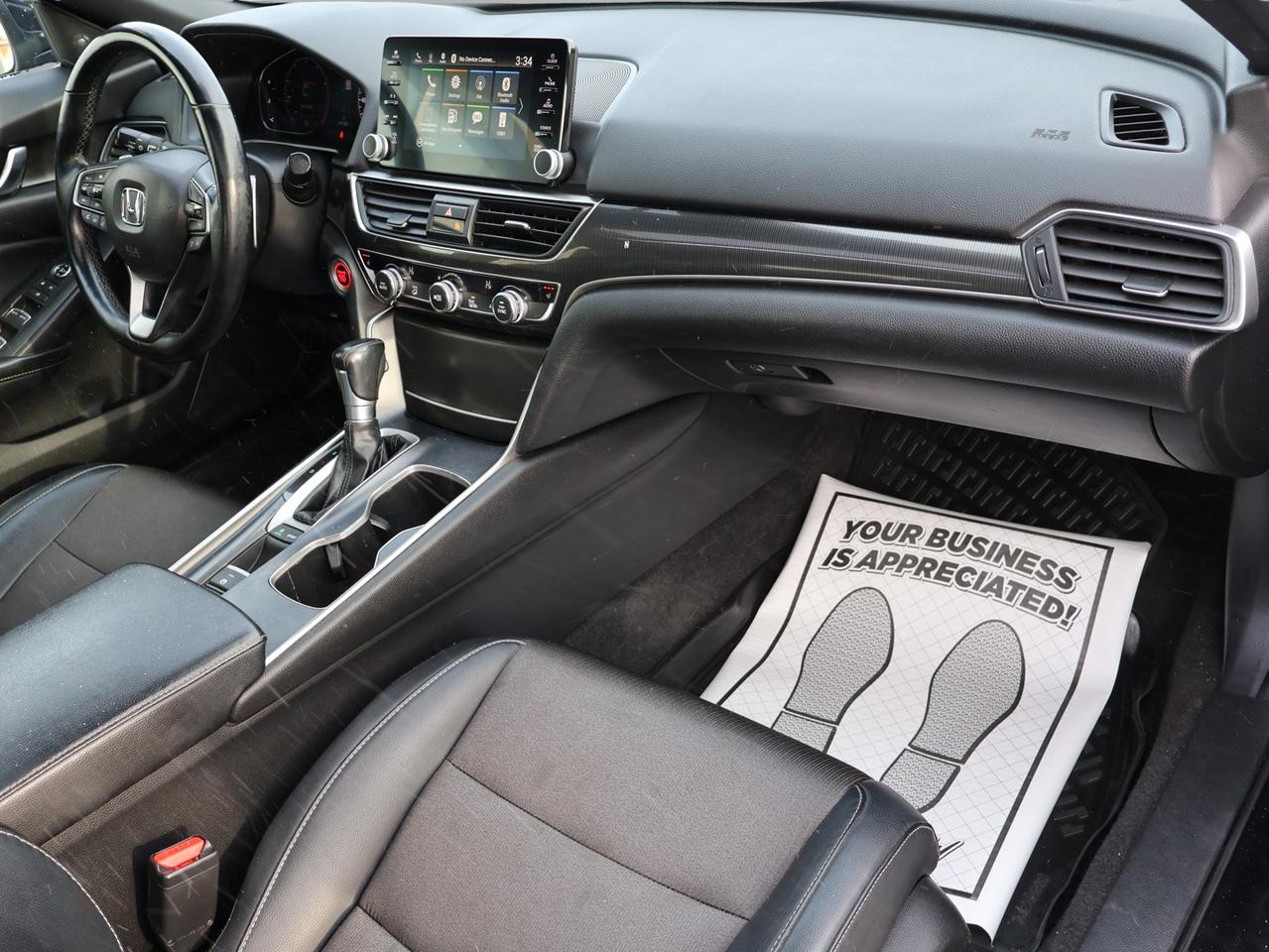 2018 Honda Accord SPORT CERTIFIED *ACCIDENT FREE* CAMERA BLUETOOTH LEATHER HEATED SEATS SUNROOF CRUISE ALLOYS Photo