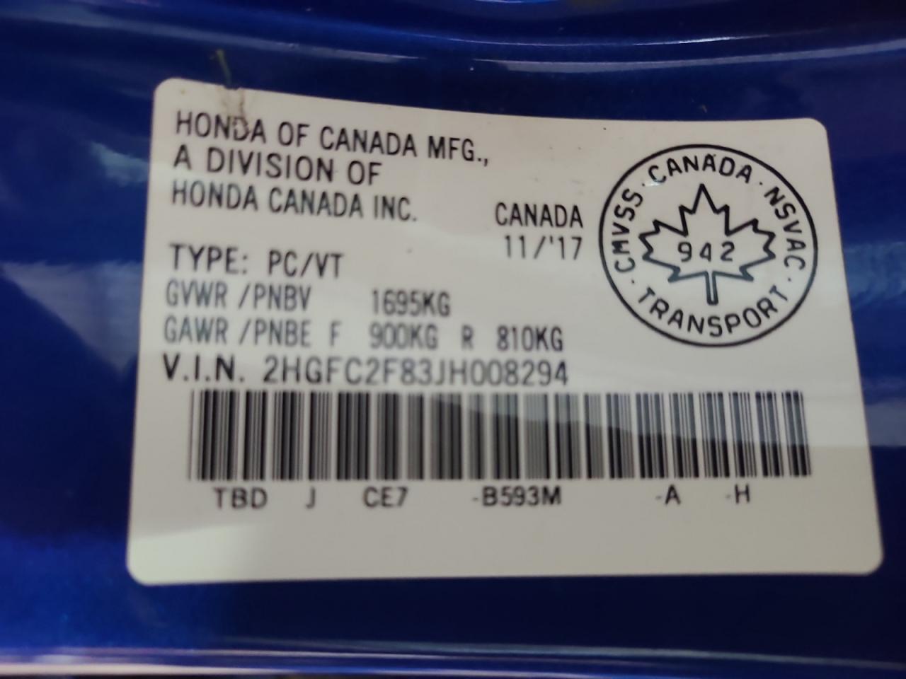 2018 Honda Civic EX - Photo #20