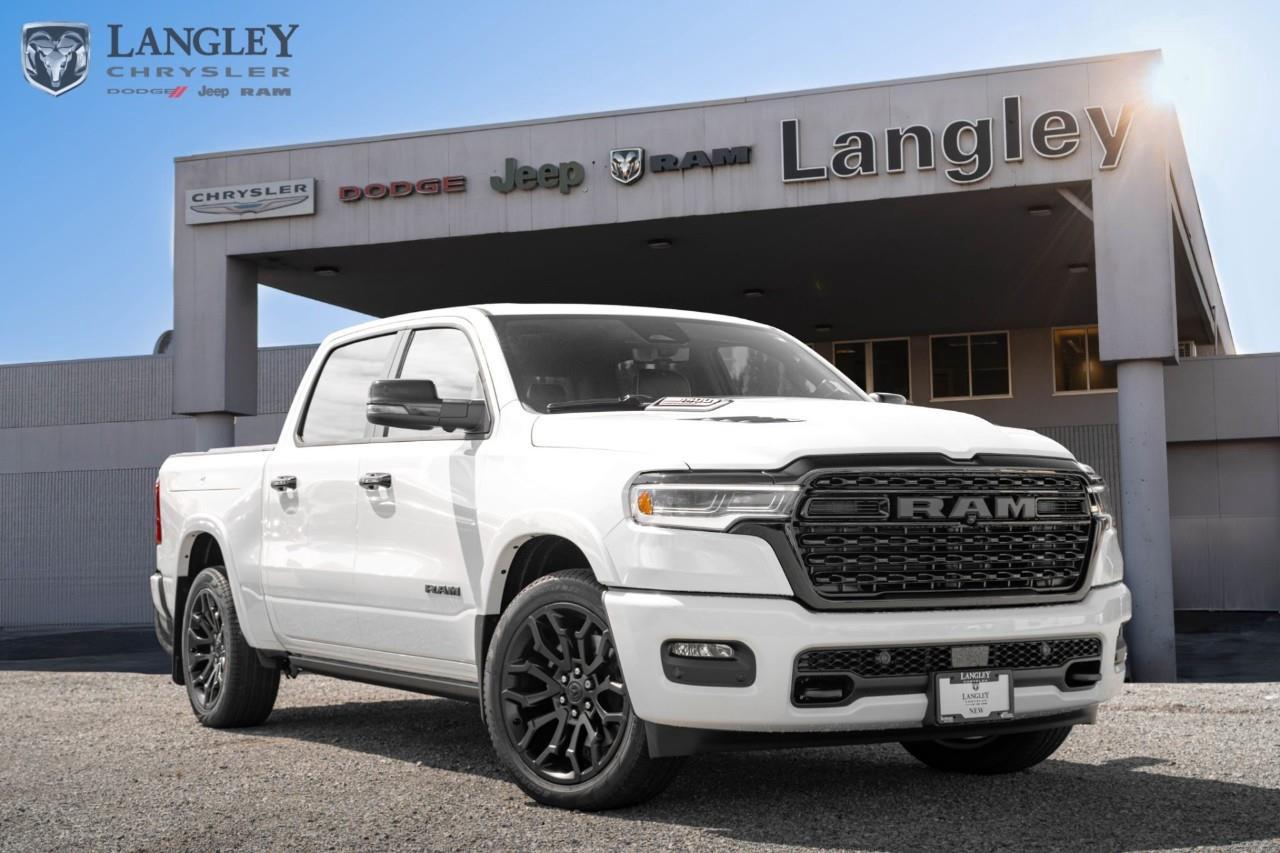 <p><strong>2026 RAM 1500 Limited 4x4 Crew Cab 5'7" Box</strong></p><p>The 2026 RAM 1500 Limited represents the peak of modern truck sophistication, powered by the high-output Hurricane twin-turbo engine and featuring a cabin filled with premium quilted leather and class-leading technology.</p><ul><li><p><strong>Engine</strong>: 3.0L Hurricane High-Output Twin-Turbo I-6 (540 hp, 521 lb-ft torque)</p><p></p></li><li><p><strong>Drivetrain</strong>: 4x4 with 8-speed automatic transmission</p><p></p></li><li><p><strong>Efficiency</strong>: 15.7 L/100 km City / 11.5 L/100 km Highway</p><p></p></li><li><p><strong>Max Towing</strong>: Up to 4,558 kg (10,050 lbs)</p><p></p></li><li><p><strong>Technology</strong>: 14.5-inch Uconnect 5 touchscreen, 12.3-inch digital cluster, and 19-speaker Harman Kardon audio</p><p></p></li><li><p><strong>Key Features</strong>: Quilted leather bucket seats, 20-inch aluminum wheels, and active-level four-corner air suspension</p></li></ul><p>Come book a test drive at Langley Chrysler, conveniently located in Langley, British Columbia.</p>*All new vehicle purchases are plus the PDI accessory installs and any price increases provided by the manufacturer. For trucks the accessories will include wheel locks, spray-in liners, and mud flaps. For all other vehicles, wheel locks are standard, other equipment may apply. Confirm with the dealer.

<p>*All prices are net of all manufacturer incentives and/or rebates and are subject to change by the manufacturer without notice. All prices plus applicable taxes, applicable environmental recovery charges, documentation of $599 and full tank of fuel surcharge of $76 if a full tank is chosen.<br />Other items available that are not included in the above price:<br />Tire & Rim Protection and Key fob insurance starting from $599<br />Service contracts (extended warranties) for up to 7 years and 200,000 kms starting from $599<br />Custom vehicle accessory packages, mudflaps and deflectors, tire and rim packages, lift kits, exhaust kits and tonneau covers, canopies and much more that can be added to your payment at time of purchase<br />Undercoating, rust modules, and full protection packages starting from $199<br />Flexible life, disability and critical illness insurances to protect portions of or the entire length of vehicle loan?im?im<br />Financing Fee of $500 when applicable<br />Prices shown are determined using the largest available rebates and incentives and may not qualify for special APR finance offers. See dealer for details. This is a limited time offer.</p>