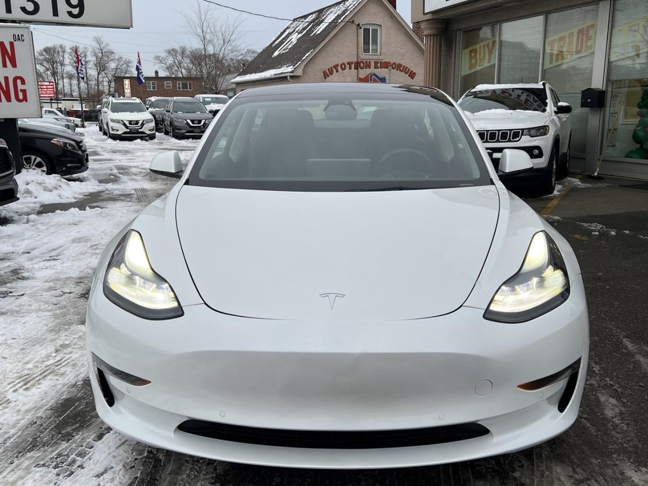 2022 Tesla Model 3 SR PLUS Pearl White   LFP BATTERY   Pano Roof   Le Photo
