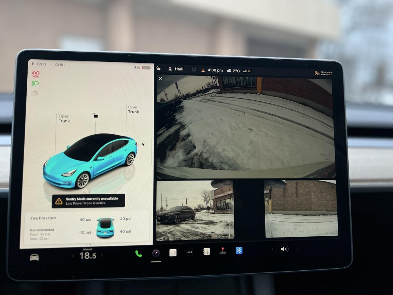 2022 Tesla Model 3 SR PLUS Pearl White   LFP BATTERY   Pano Roof   Le Photo