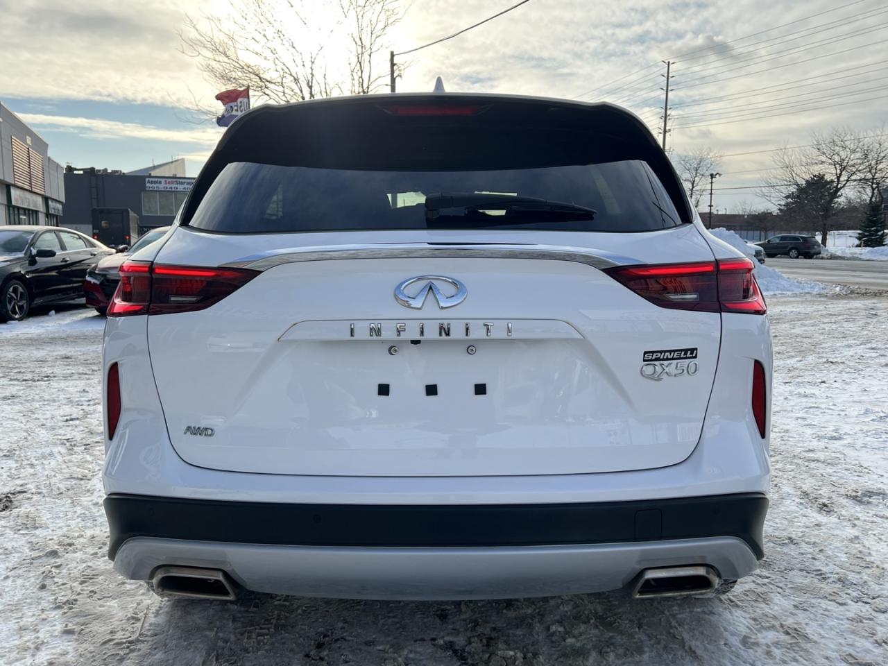2021 Infiniti QX50 PURE Pearl White Leather   Remote Start   Rev Cam Photo