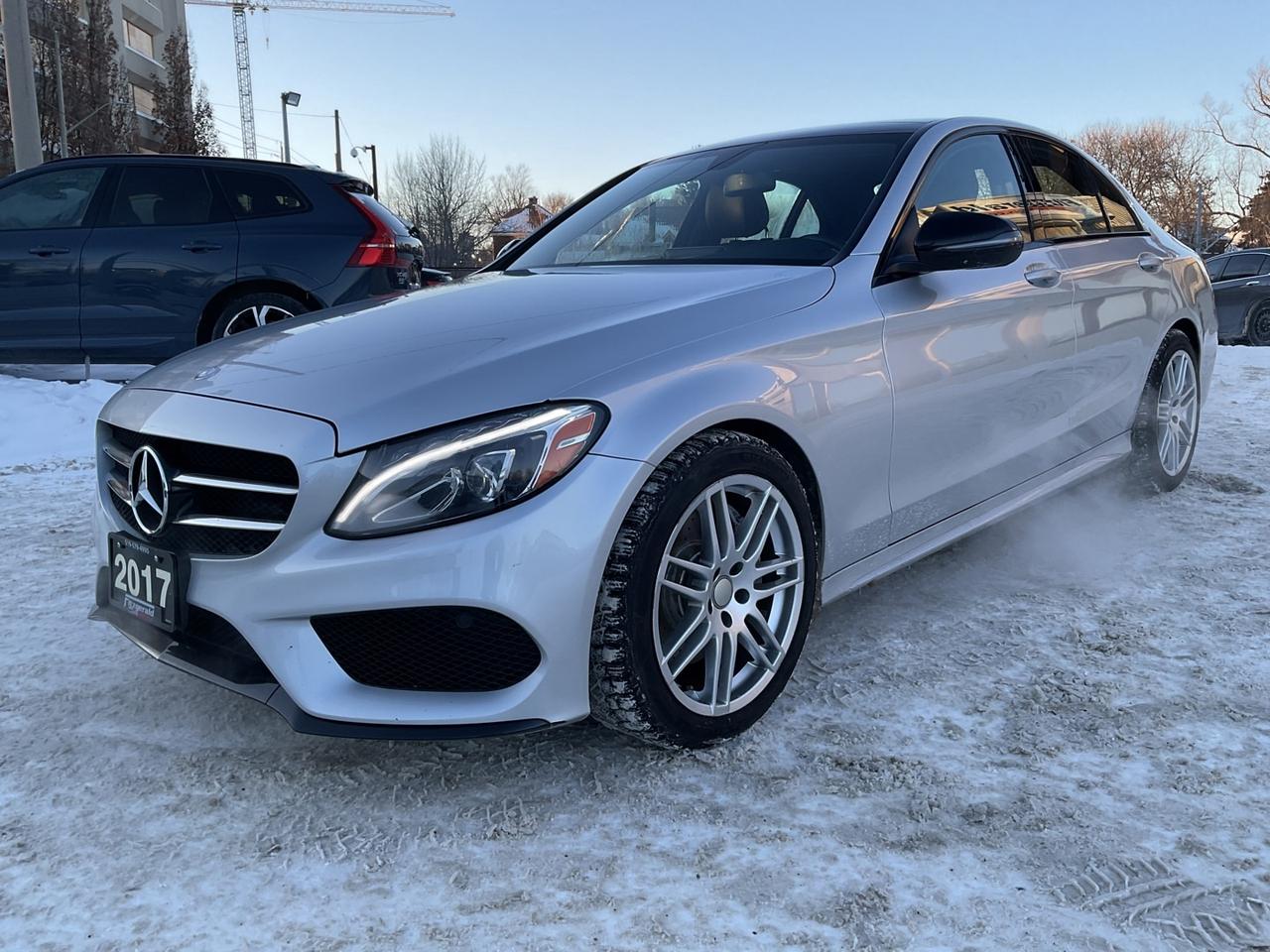 2017 Mercedes-Benz C-Class C300 4MATIC Sedan - LTHR! NAV! BACK-UP CAM! BSM! S Photo
