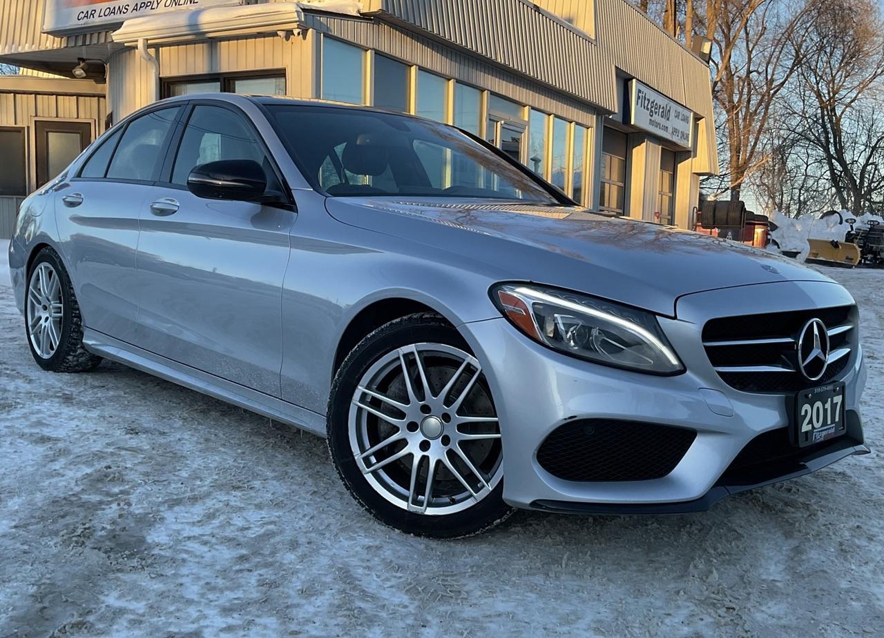 2017 Mercedes-Benz C-Class C300 4MATIC Sedan - LTHR! NAV! BACK-UP CAM! BSM! S Photo