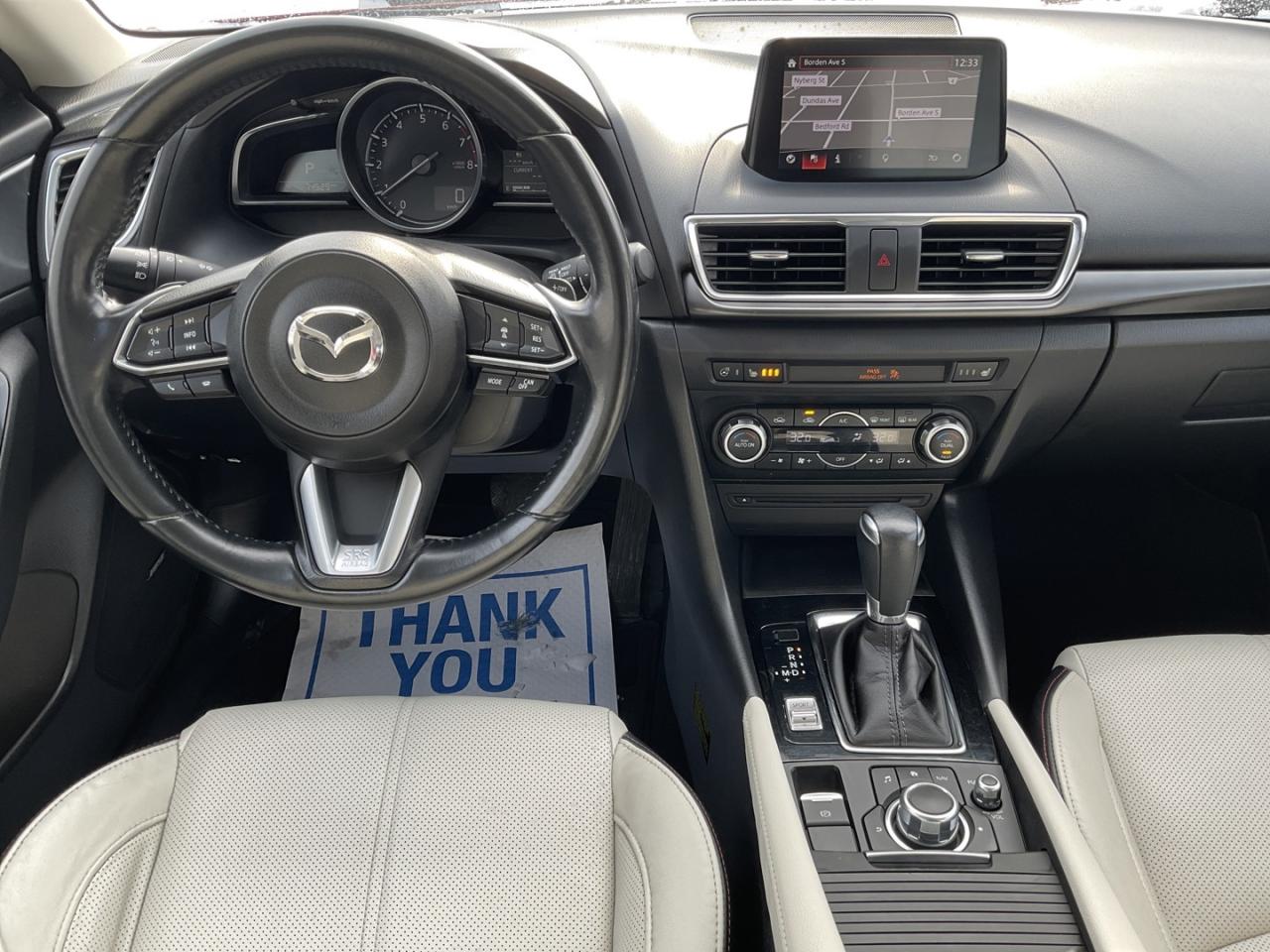 2017 Mazda MAZDA3 GT 5-Door - WHITE LEATHER! NAV! BACK-UP CAM! BSM! Photo