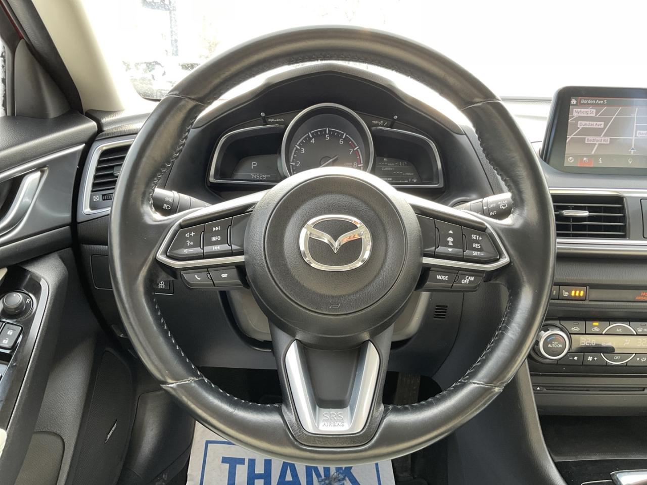 2017 Mazda MAZDA3 GT 5-Door - WHITE LEATHER! NAV! BACK-UP CAM! BSM! Photo